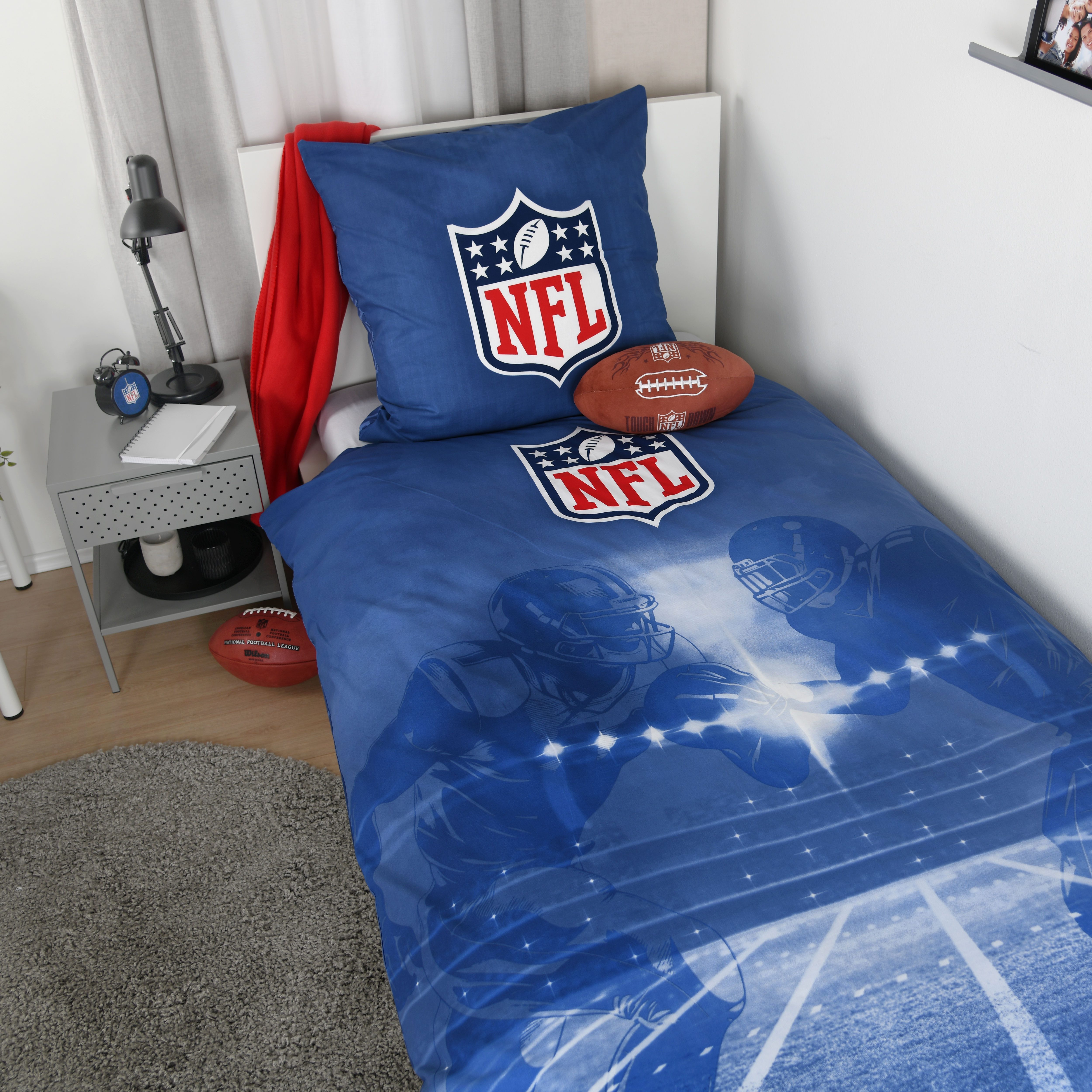 NFL Bettwäsche NFL, Renforcé, 2 teilig, Wendebettwäsche
