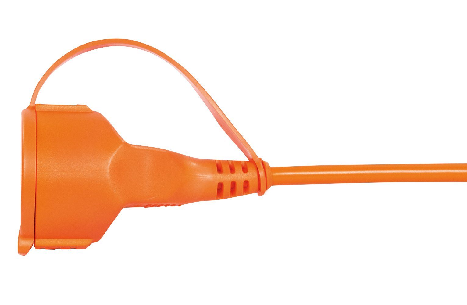 Maxtrack Verlängerungskabel, CEE7/7, Schutzkontakt-Flachstecker auf Schutzkontakt-Steckdose (2000 cm), Verlängerungskabel für den Außenbereich mit extra flachem Stecker