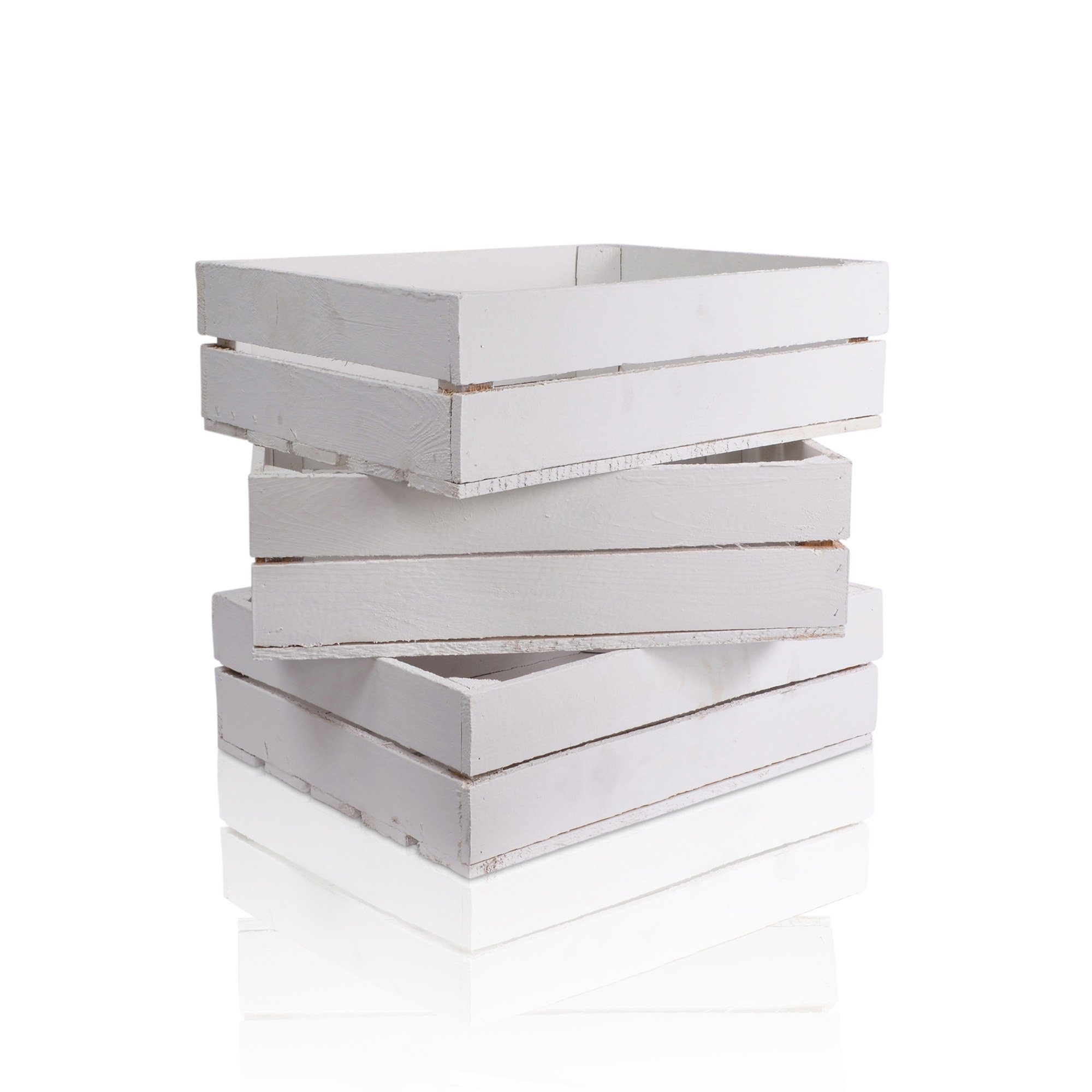 CHICCIE Holzkiste Regale Weiß 50x40x15cm - günstig online kaufen