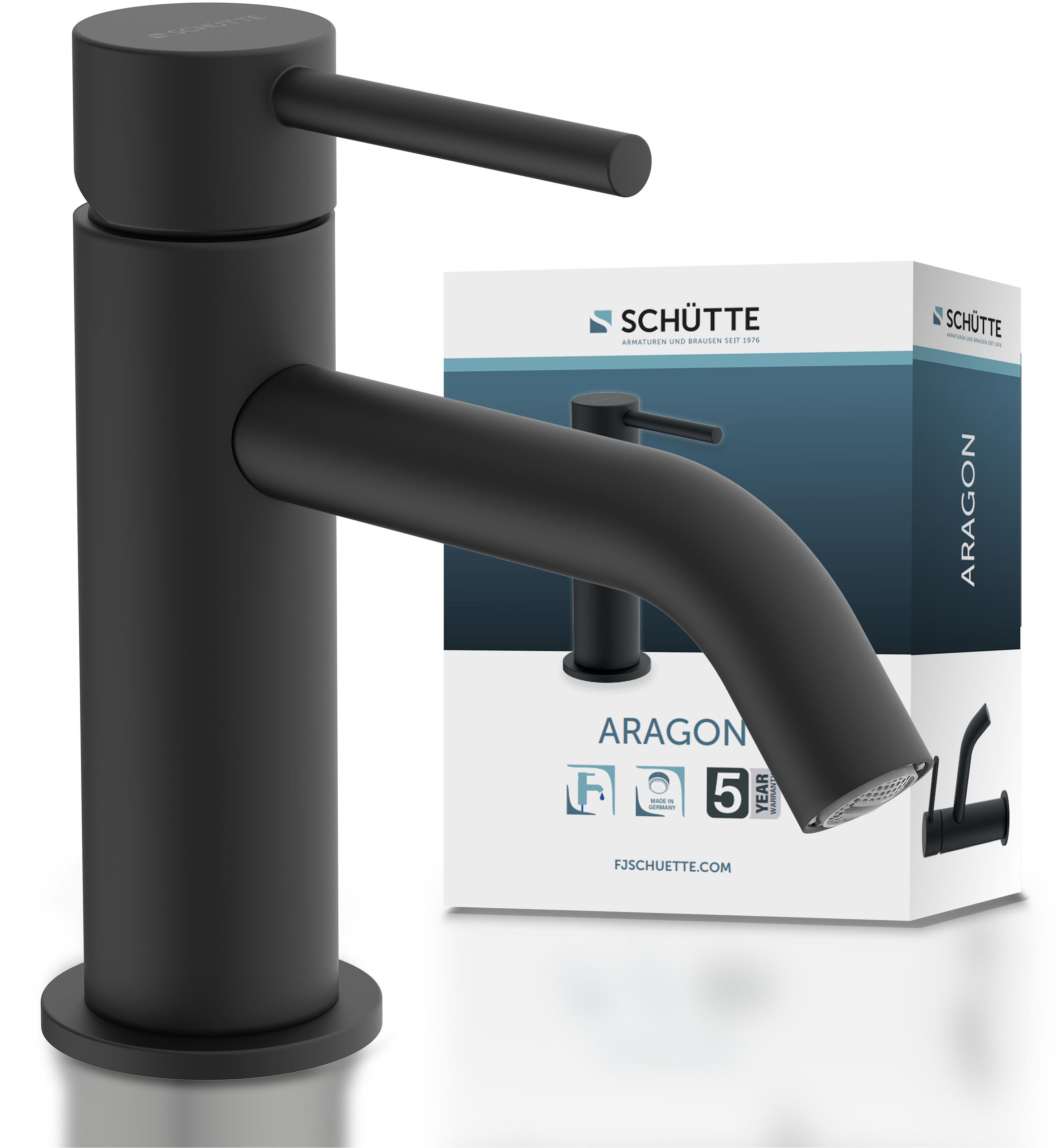 Schütte Standventil ARAGON Wasserhahn Bad, energiesparend, Kaltwasseranschluss