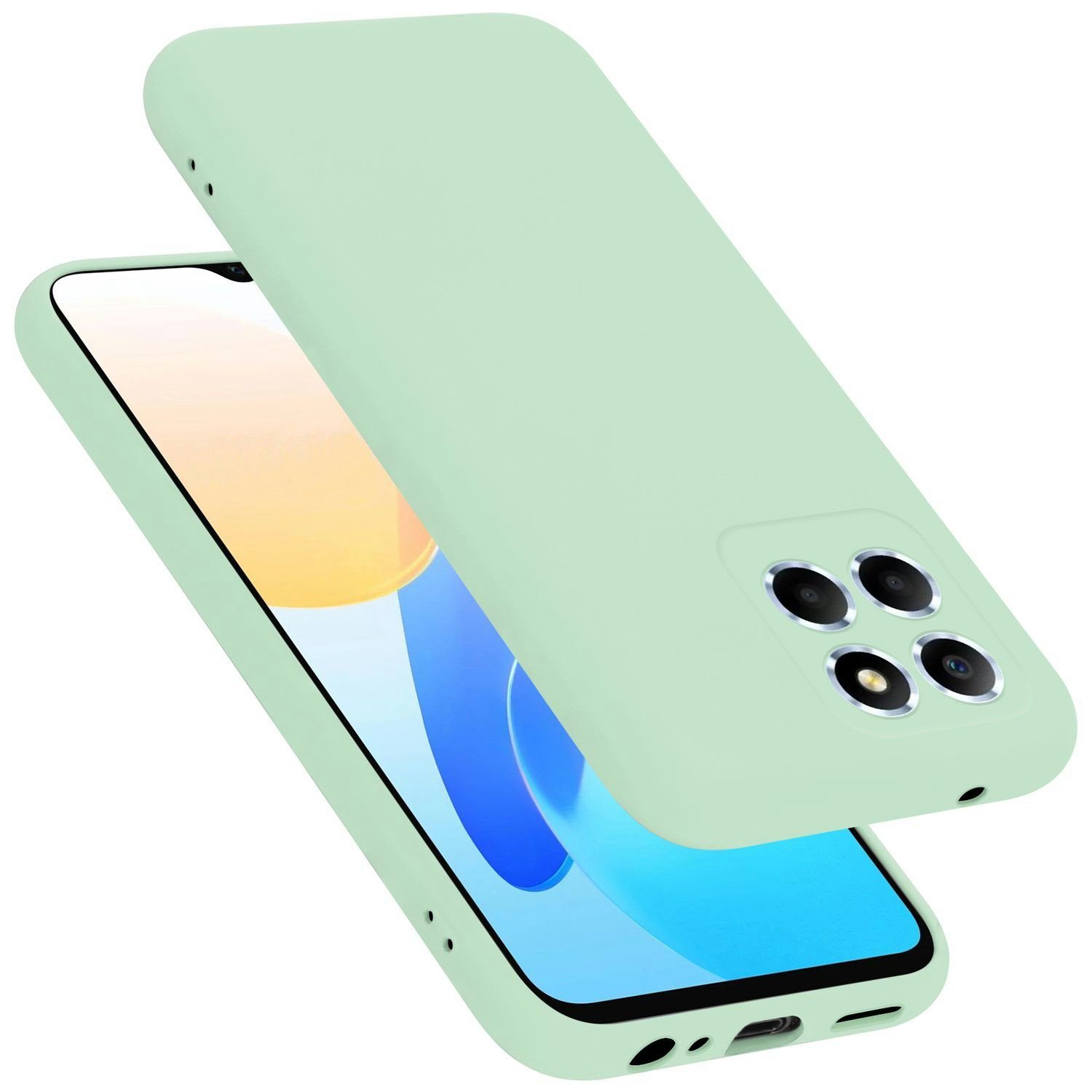 Cadorabo Handyhülle für Hülle Honor X8 5G, Flexible Hülle TPU Silikon Schutzhülle Back Cover Case