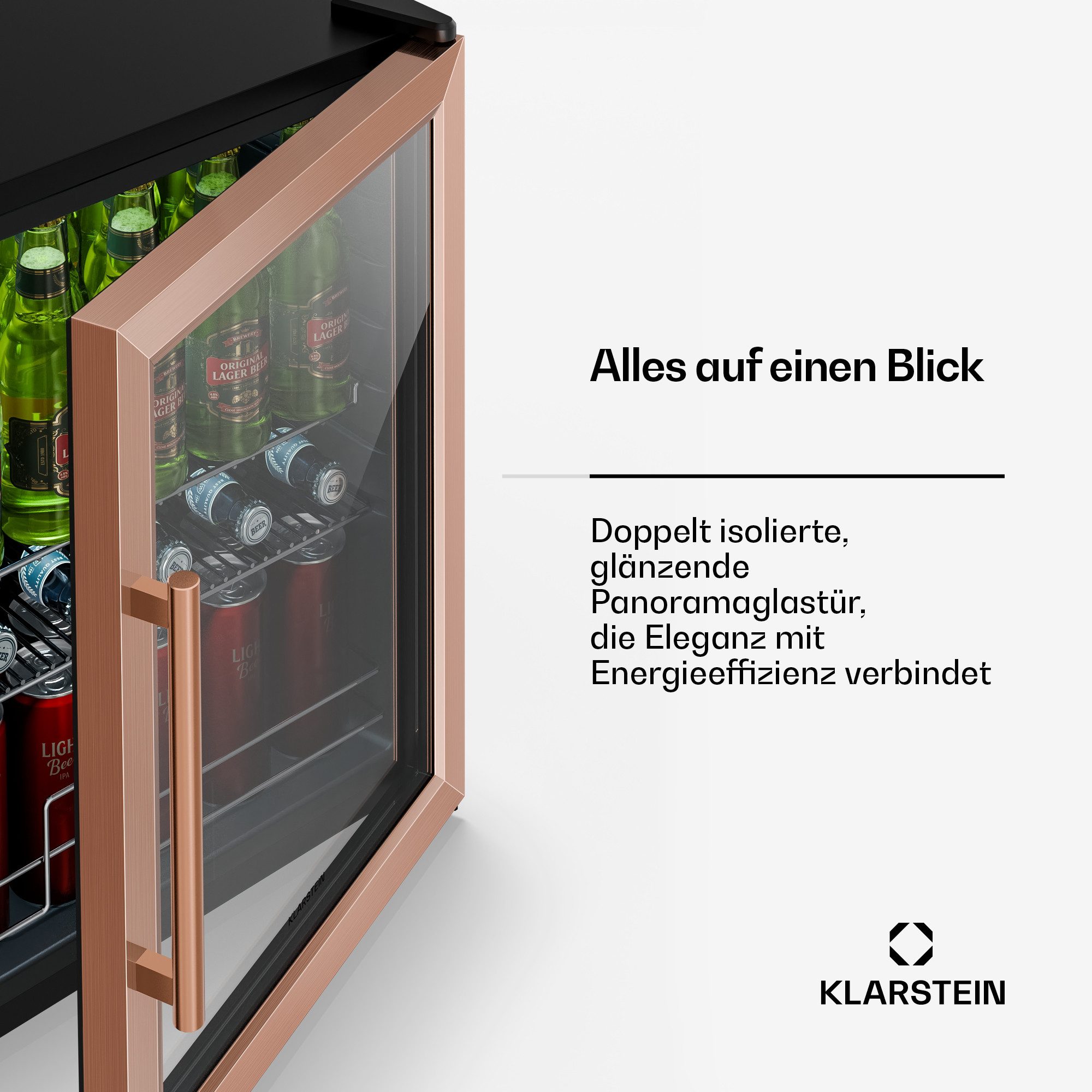 Klarstein Getränkekühlschrank 10047760, 64 cm hoch, 47.4 cm breit – Bild 5 von 5