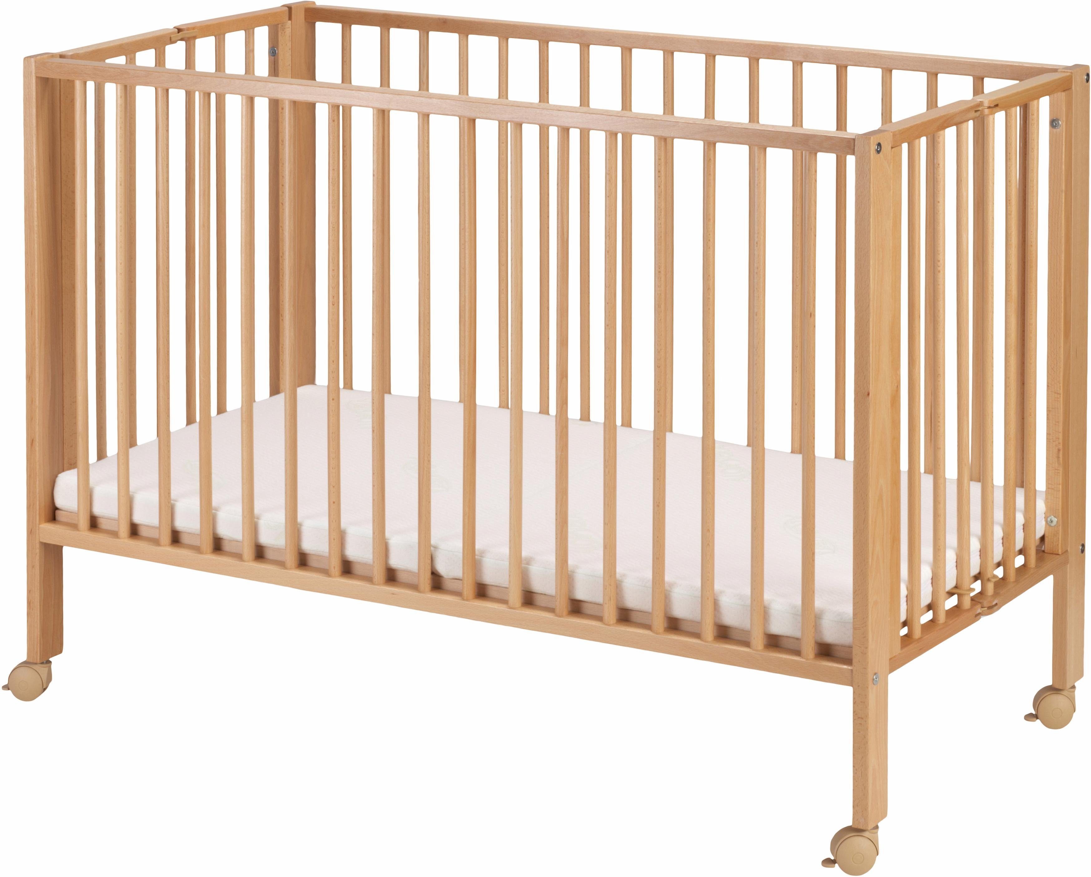 tiSsi® Babybett Buche Natur, Made in Europe