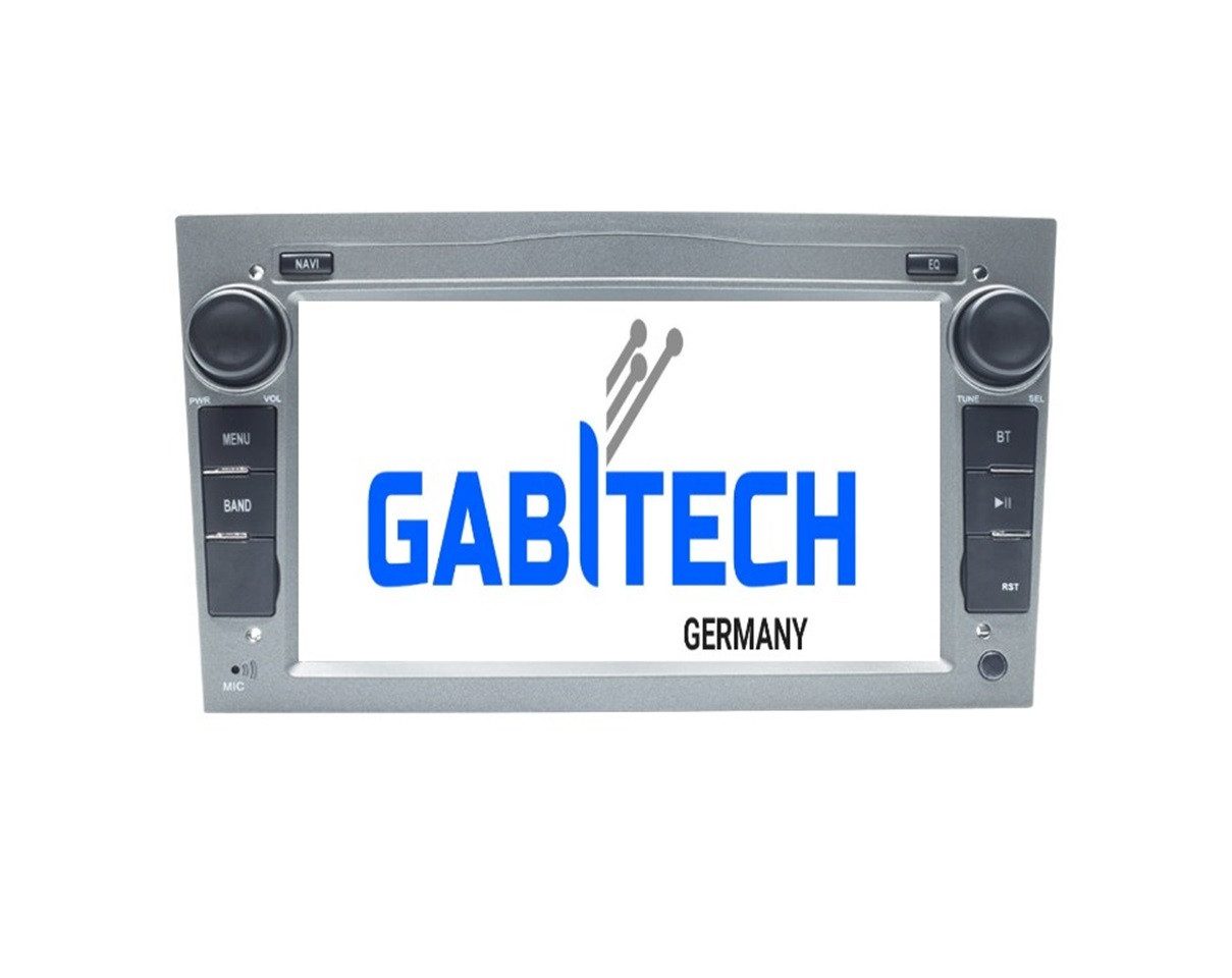 GABITECH Für Opel Corsa Antara Astra Vectra Antara Zafira Meriva 7" Autoradio Autoradio (FM / AM-Radio, RDS, DAB+ Optional, Android 14 Drahtlos Carplay und Android Auto. 4GB RAM 64GB ROM 8-Core)