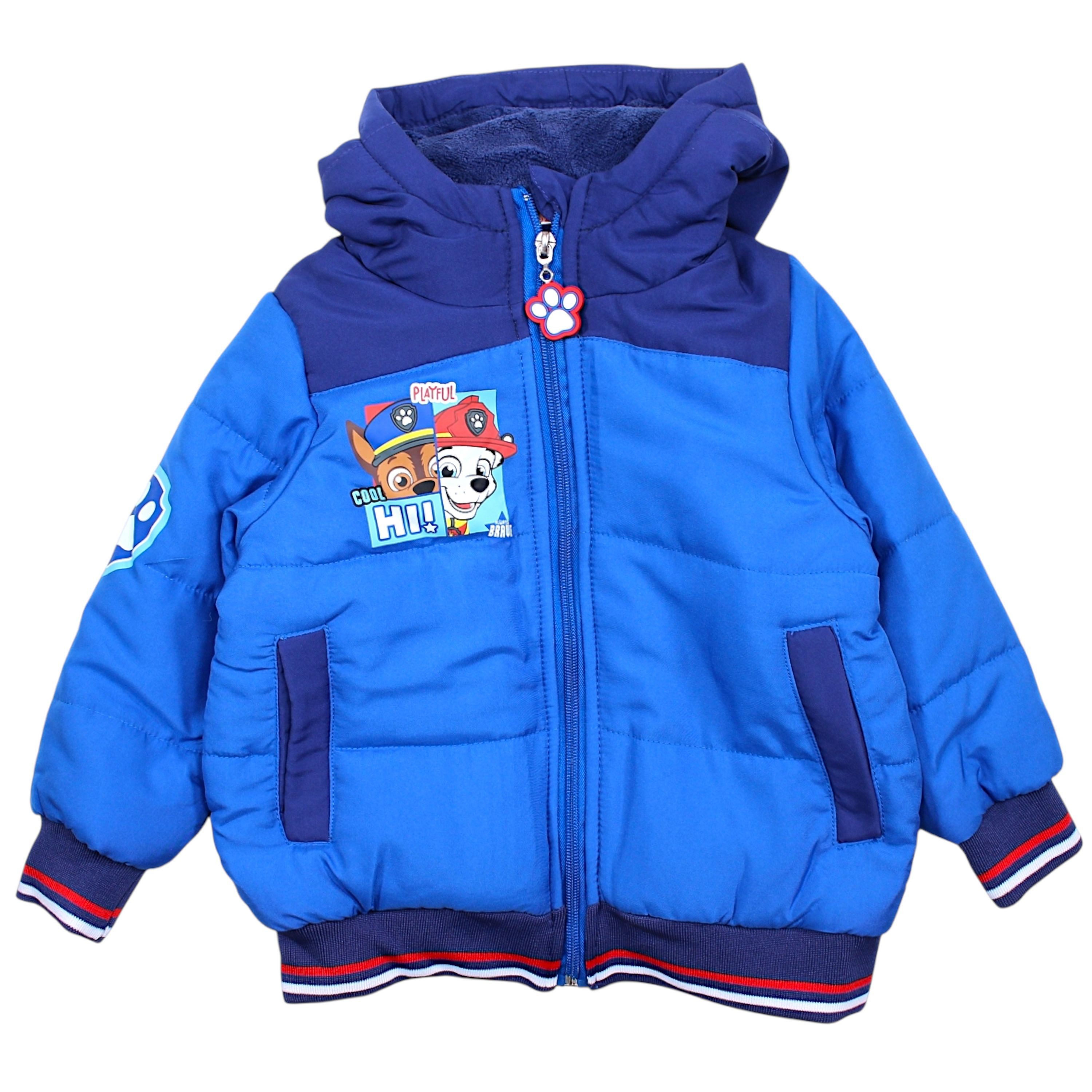 PAW PATROL Winterjacke Chase & Marshall Jungen Textiljacke mit Kapuze & Fleece Futter Размер 92 - 116 cm