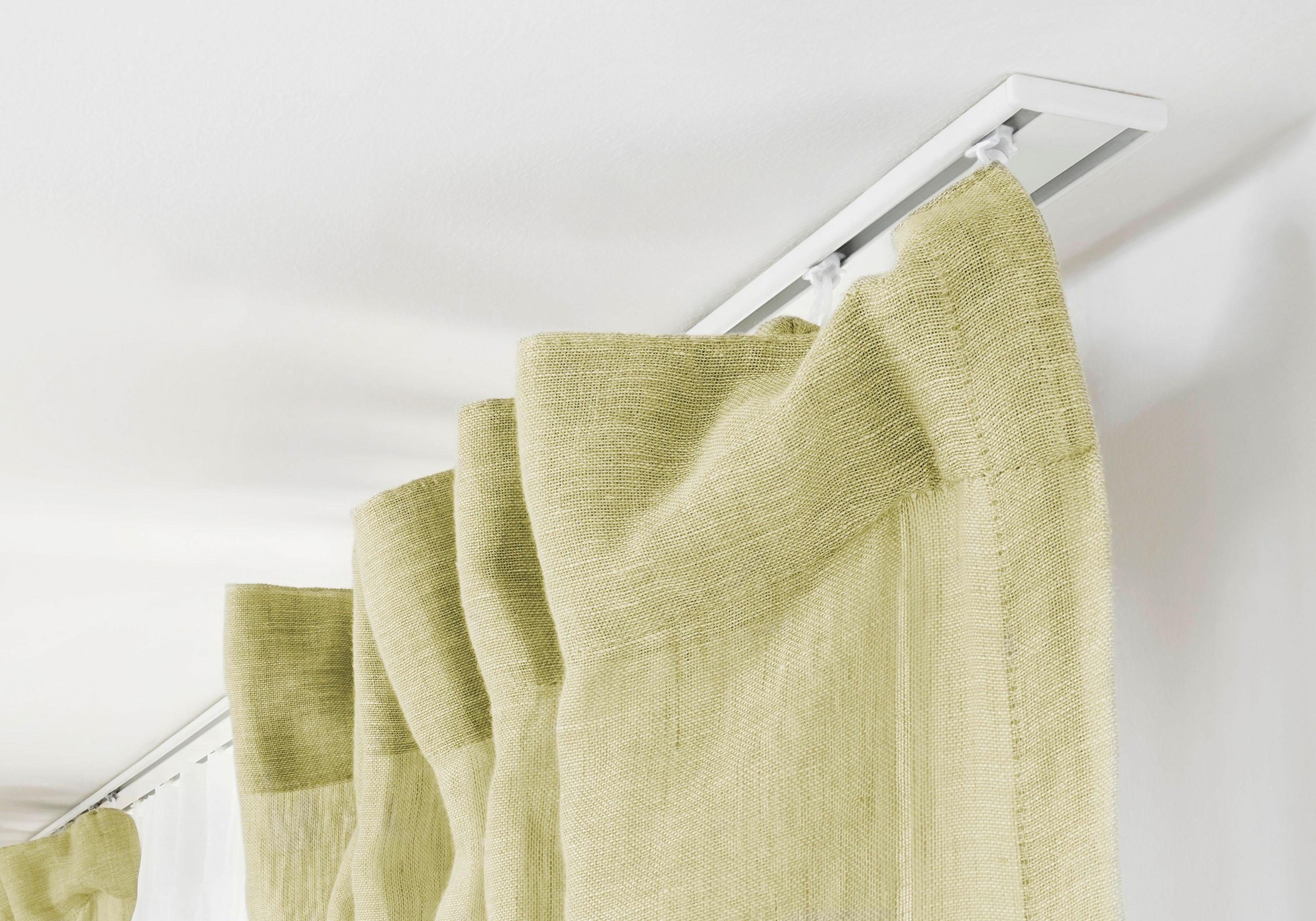 Good Life Gardinenschiene Samu, 2-läufig, Fixmaß, verschraubt, Aluminium, e günstig online kaufen