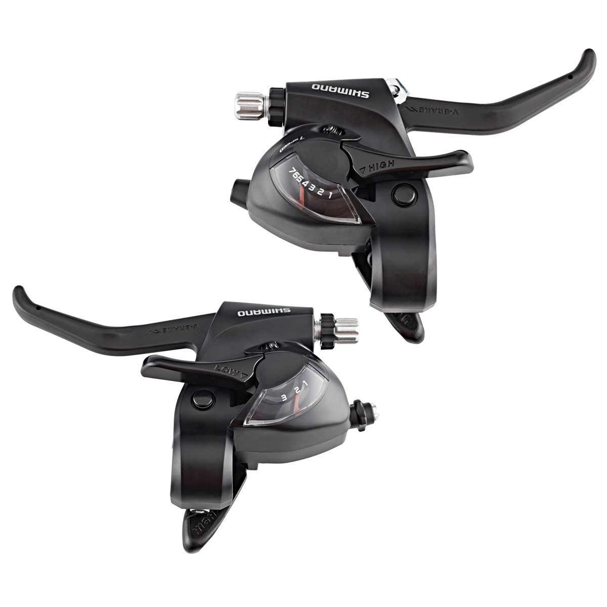 Shimano Schalthebel TOURNEY TY ST-EF41 Schalt-/Bremshebel für Fahrrad L/R, lose verpackt