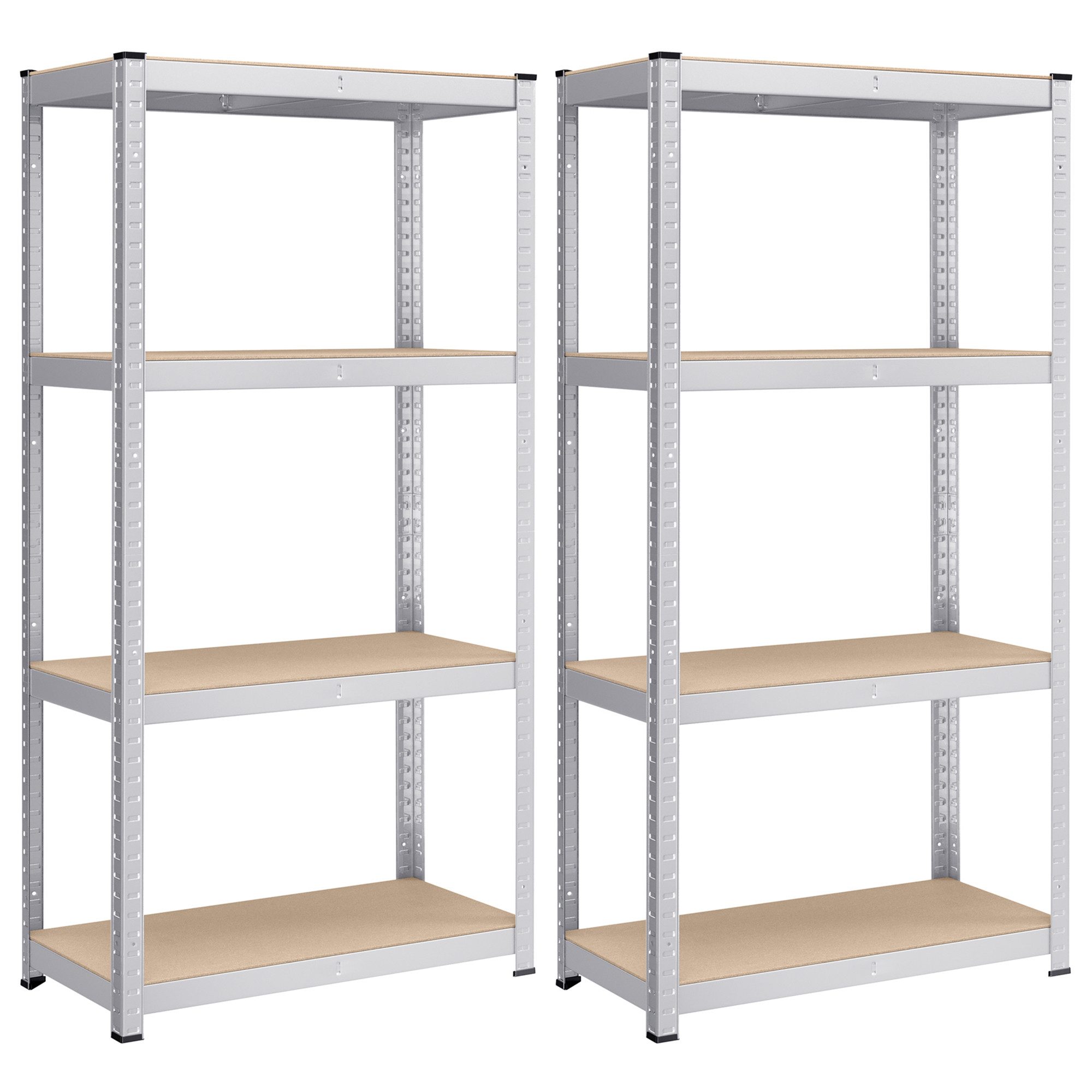 SONGMICS Standregal Küchenregal, 2-tlg., Lagerregal, 40 x 80 x 160 cm,4 ver günstig online kaufen