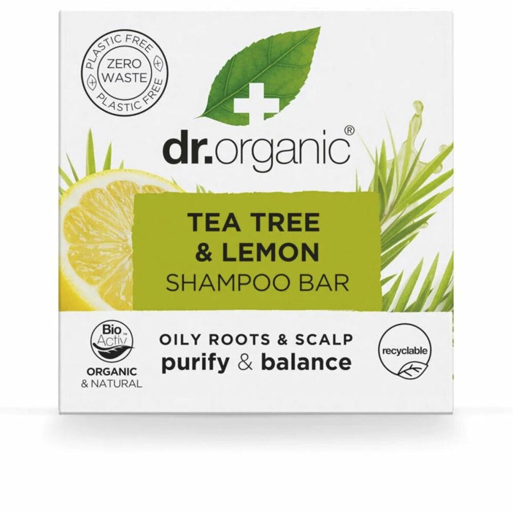 Dr. Organic Haarshampoo Festes Shampoo TEA TREE AND LEMON r