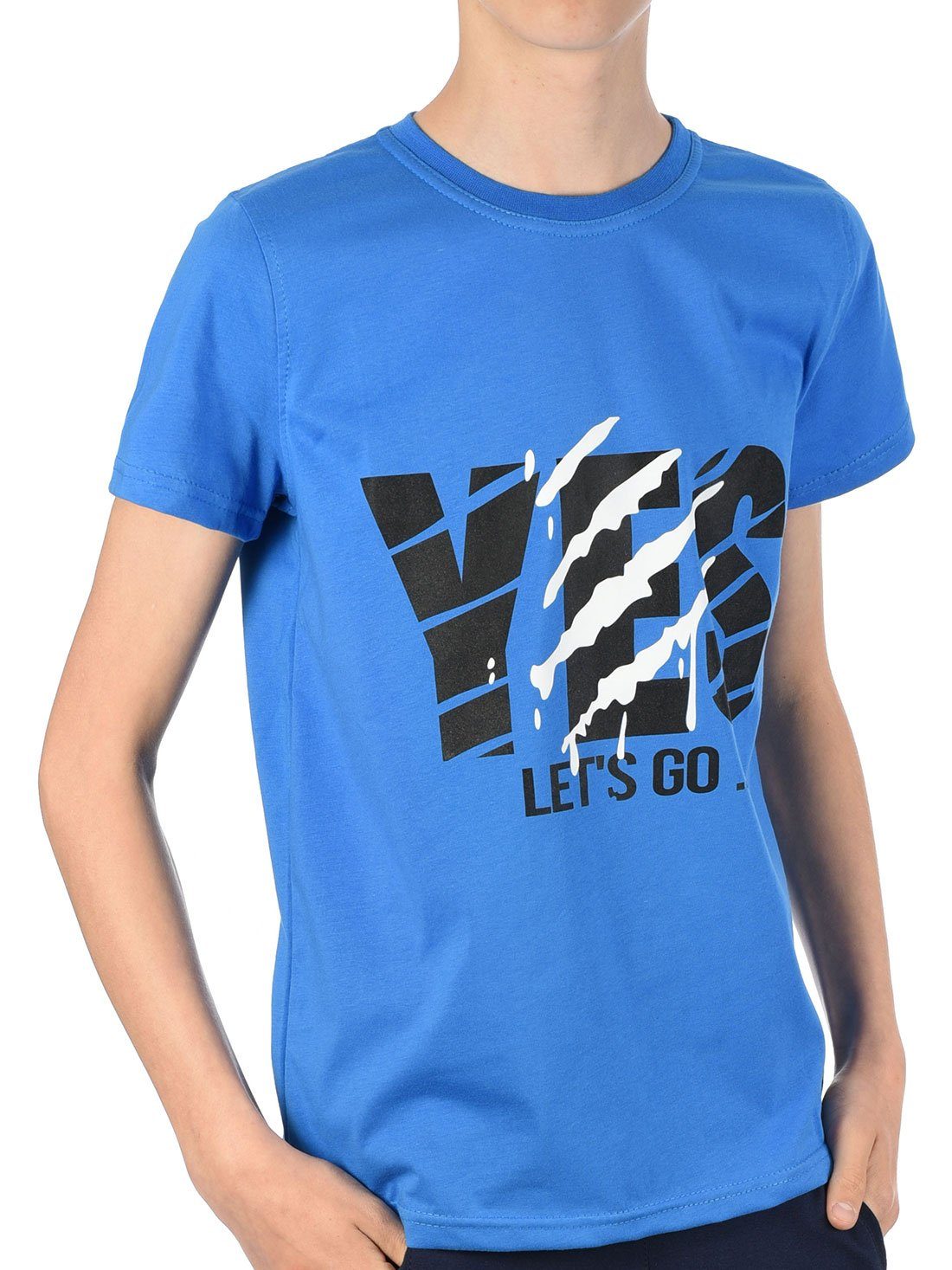 Kinder Shirts BEZLIT T-Shirt Jungen T-Shirt mit YES (1-tlg) Mit Print