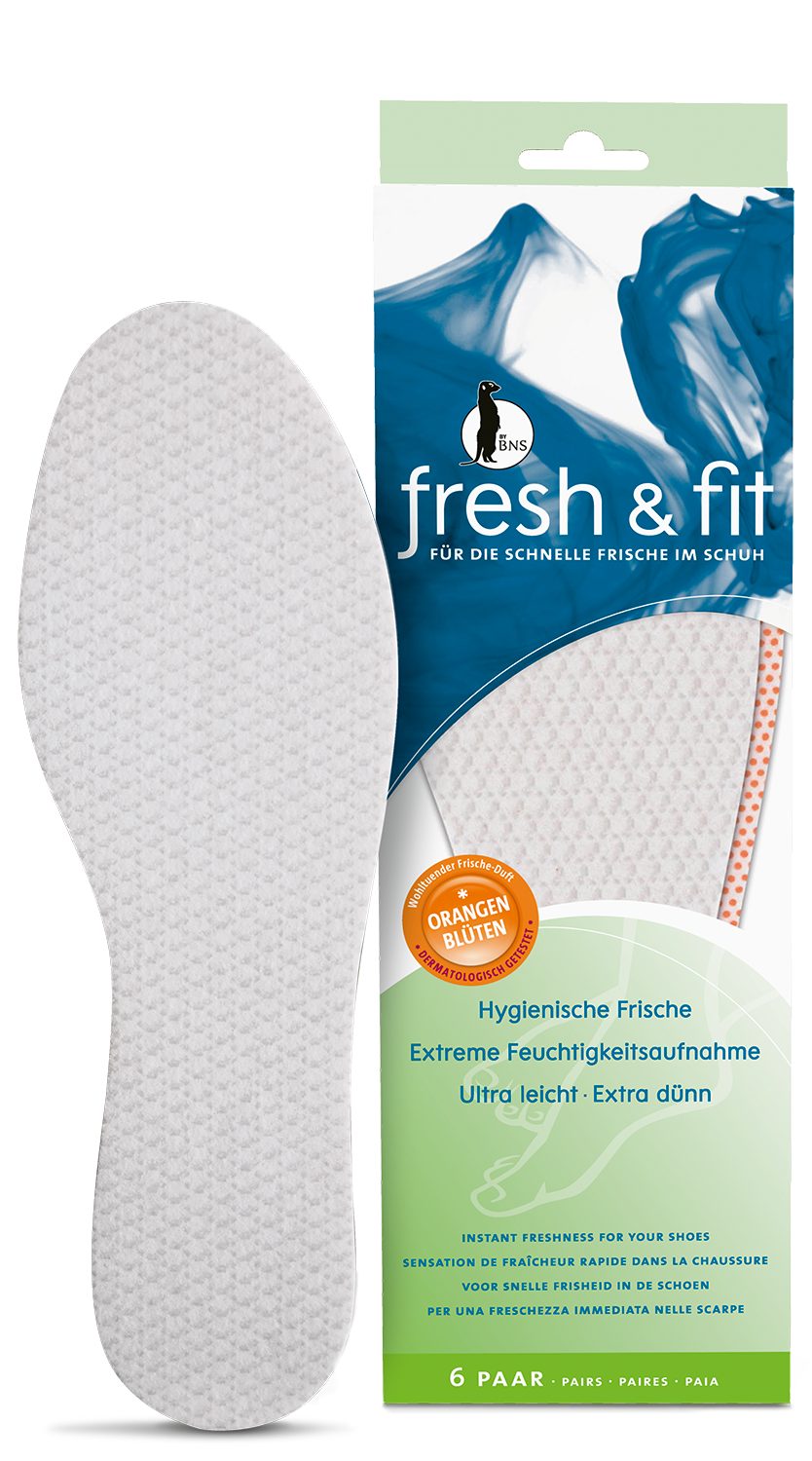 Bergal Frischesohlen Comfort Concept Fresh & Fit - die Frischesohle mit Orangenduft