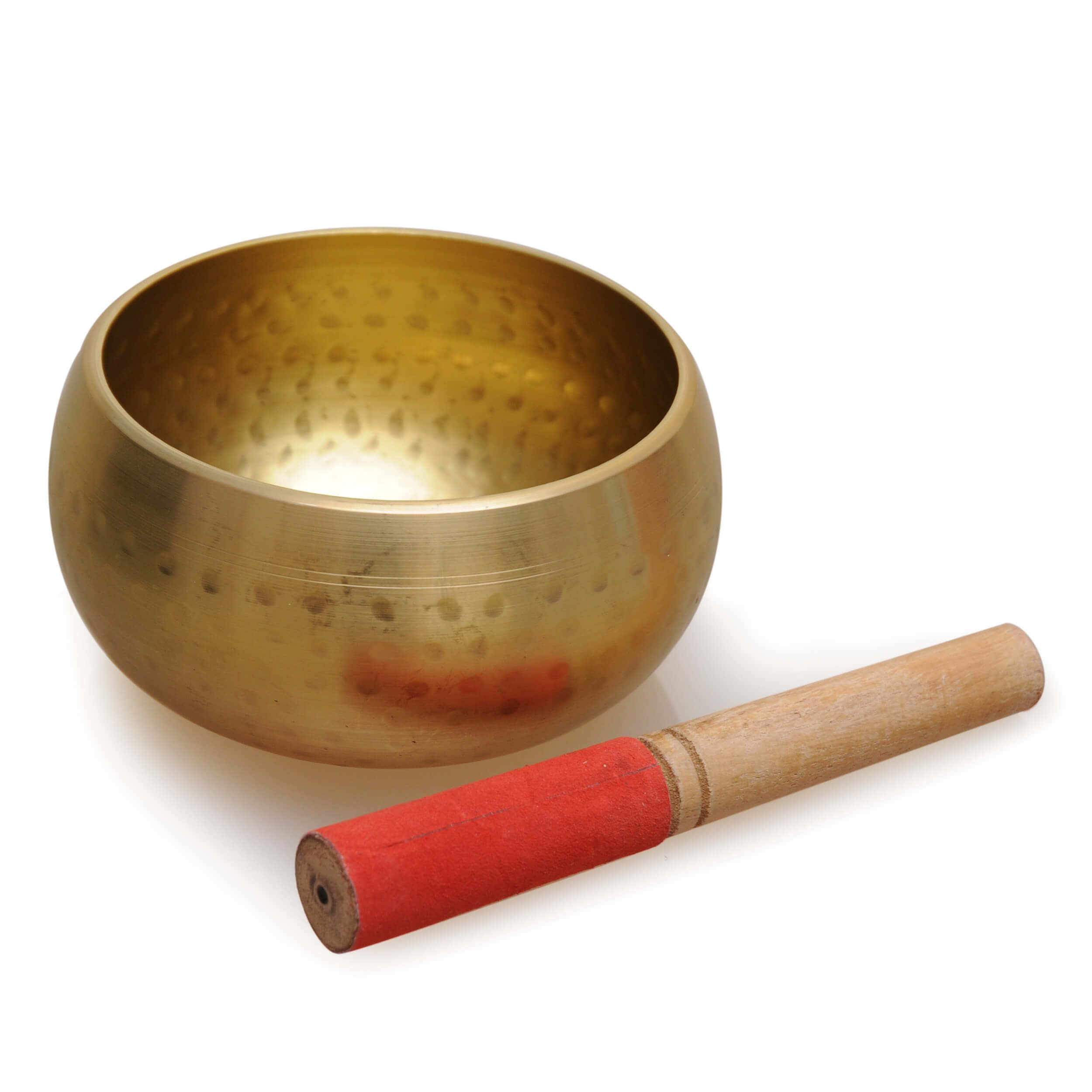 Yogishop Klangschalen Klangschale „OM“, Ø 13 cm,Standard, 1-St., Standard, Wohlklingende Metallklangschale.