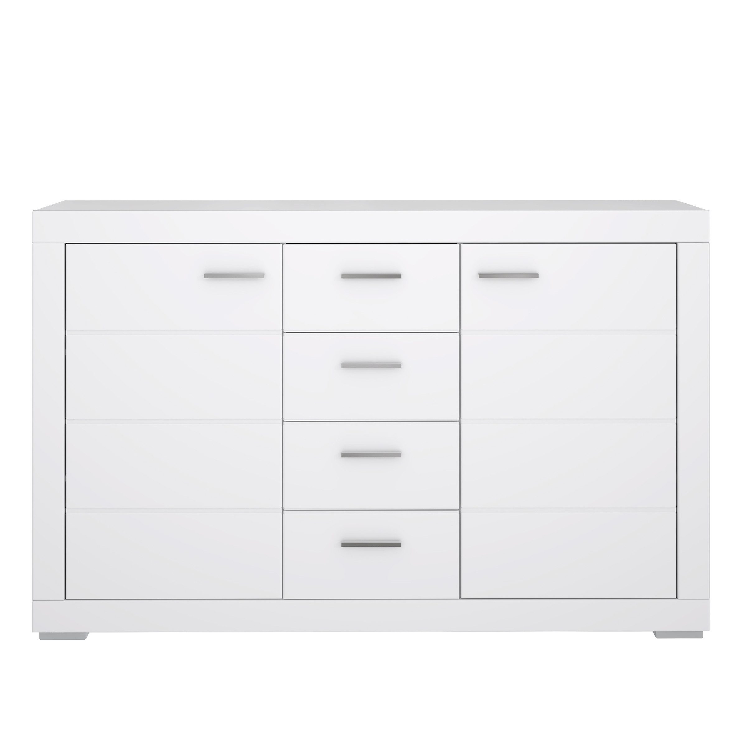freiraum Sideboard SNOW, 4 Schübe, 2 Türen, in weiß - 170,7x108,8x41,4cm (BxHxT)