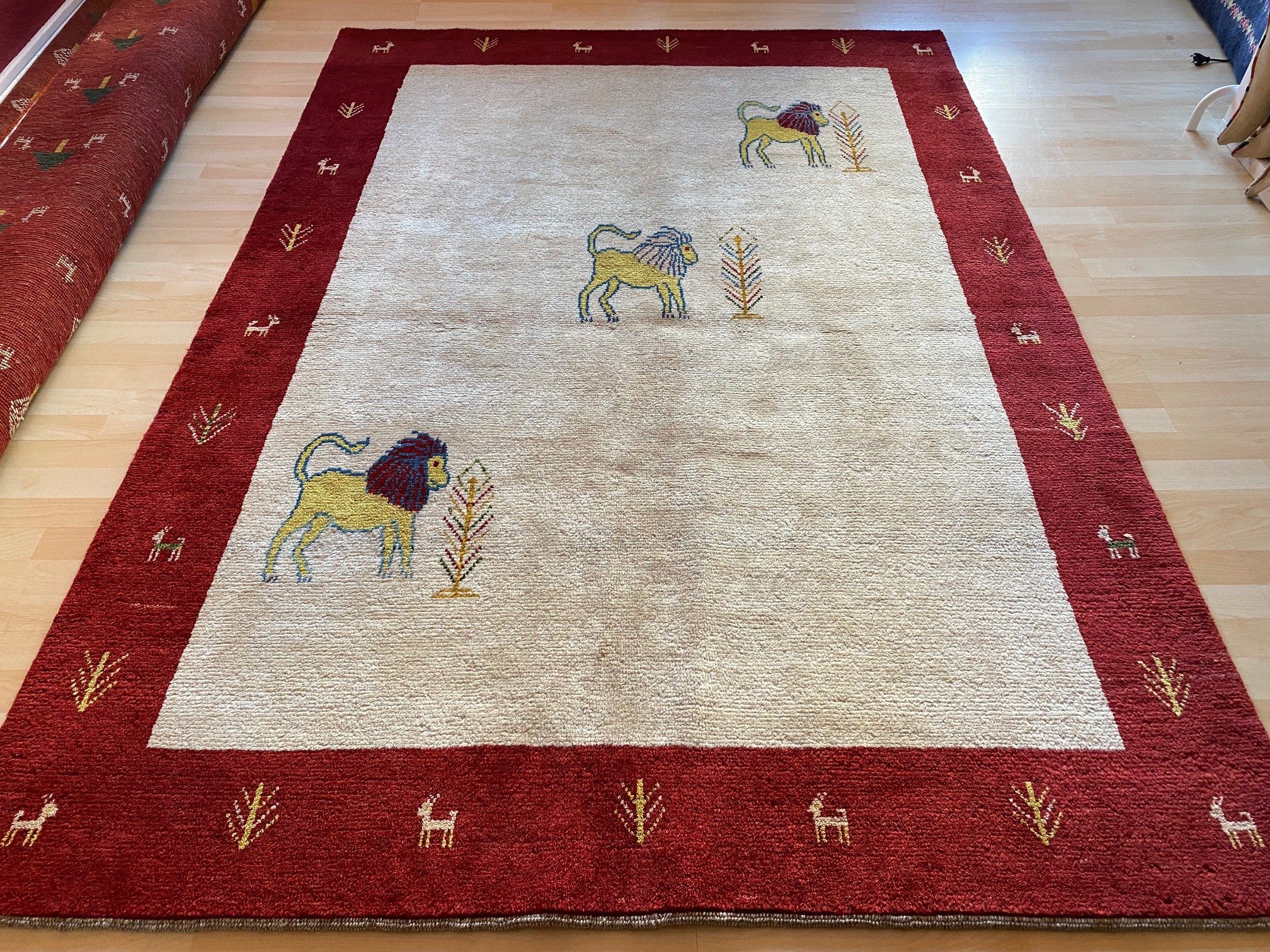 Orientteppich Perser Gabbeh Teppich Shiri 236×167 Morgenlandbazar Handgeknüpft, Morgenlandbazar, Handgeknüpft mit Echtheitszertifikat