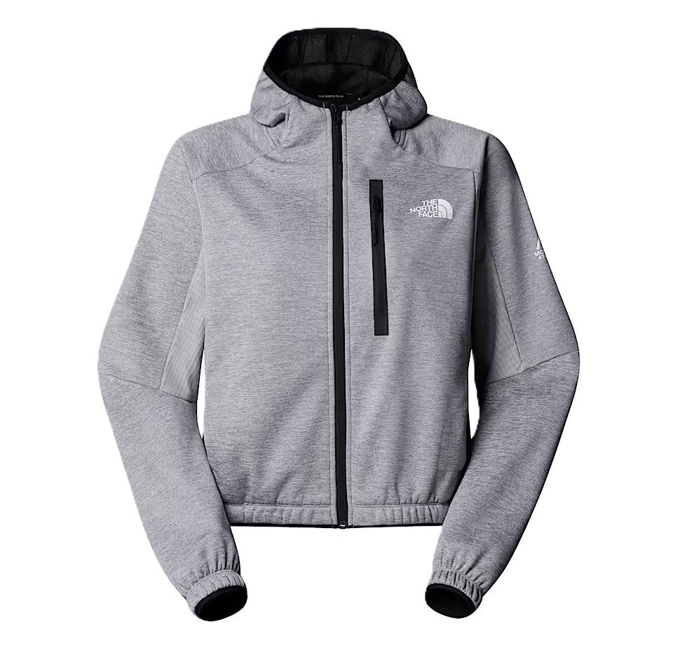 The North Face Kapuzensweatjacke Mountain Athletics - Kapuzenfleecejacke - leichte Fleecejacke - grau