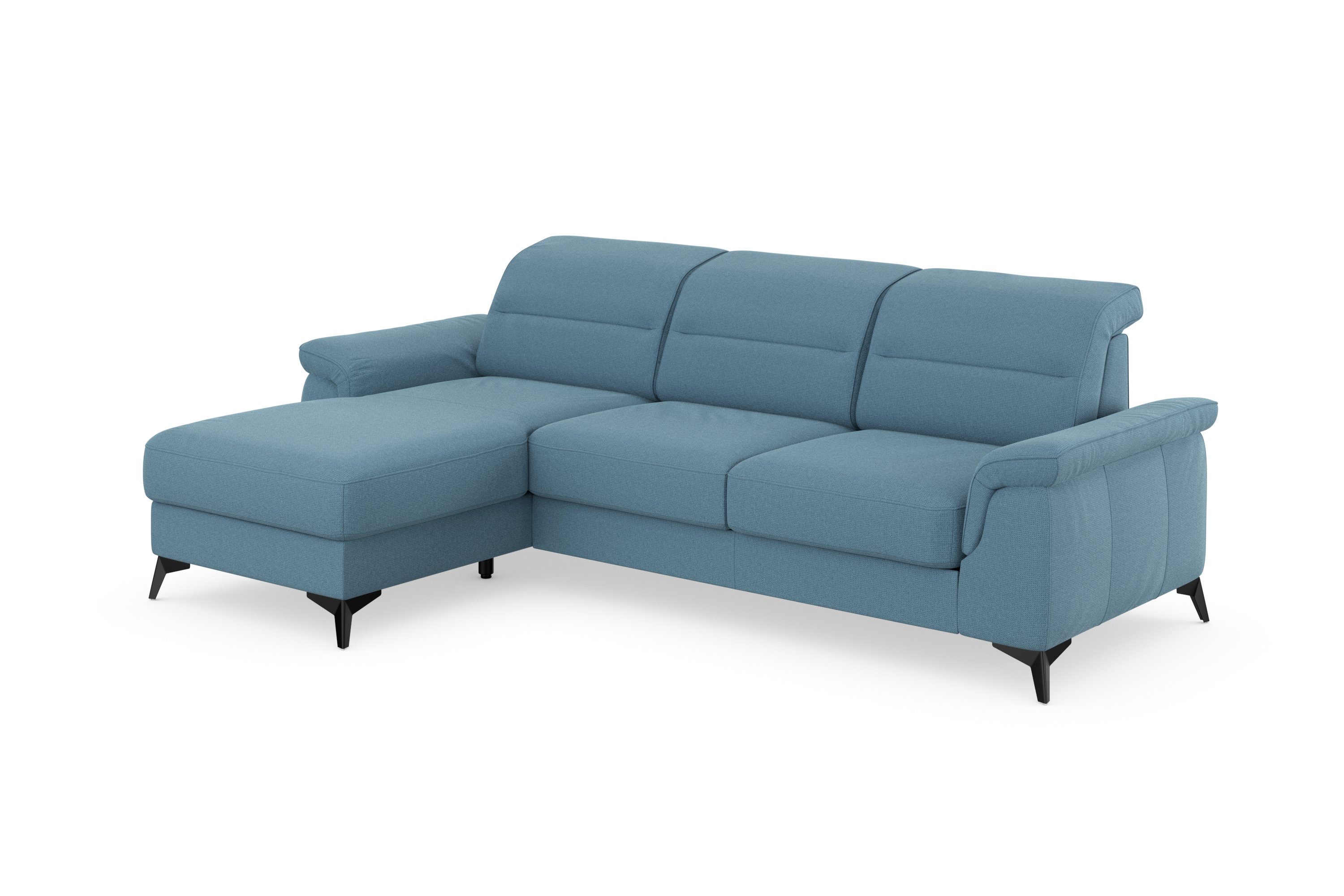 sit&more Ecksofa Sinatra, mit Armteilfunktion und Recamiere, Kopfteilverstellung mit optional