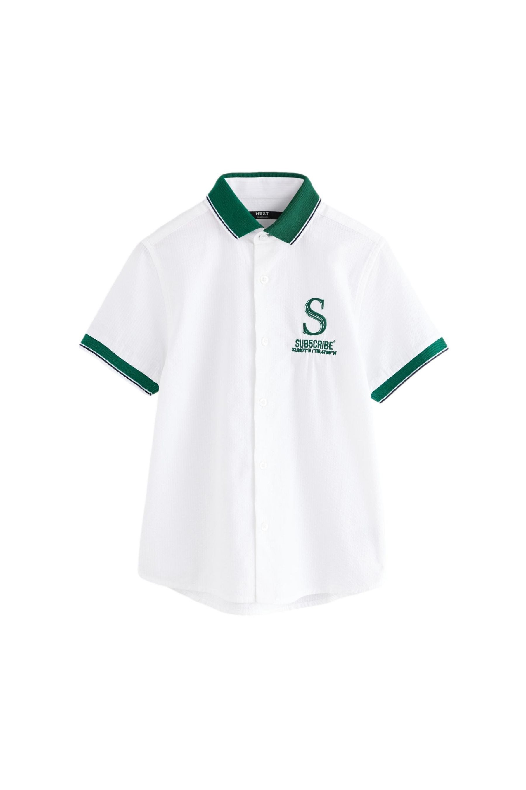 Next Kurzarmhemd Kurzarmshirt Bowling aus 100 % günstig online kaufen