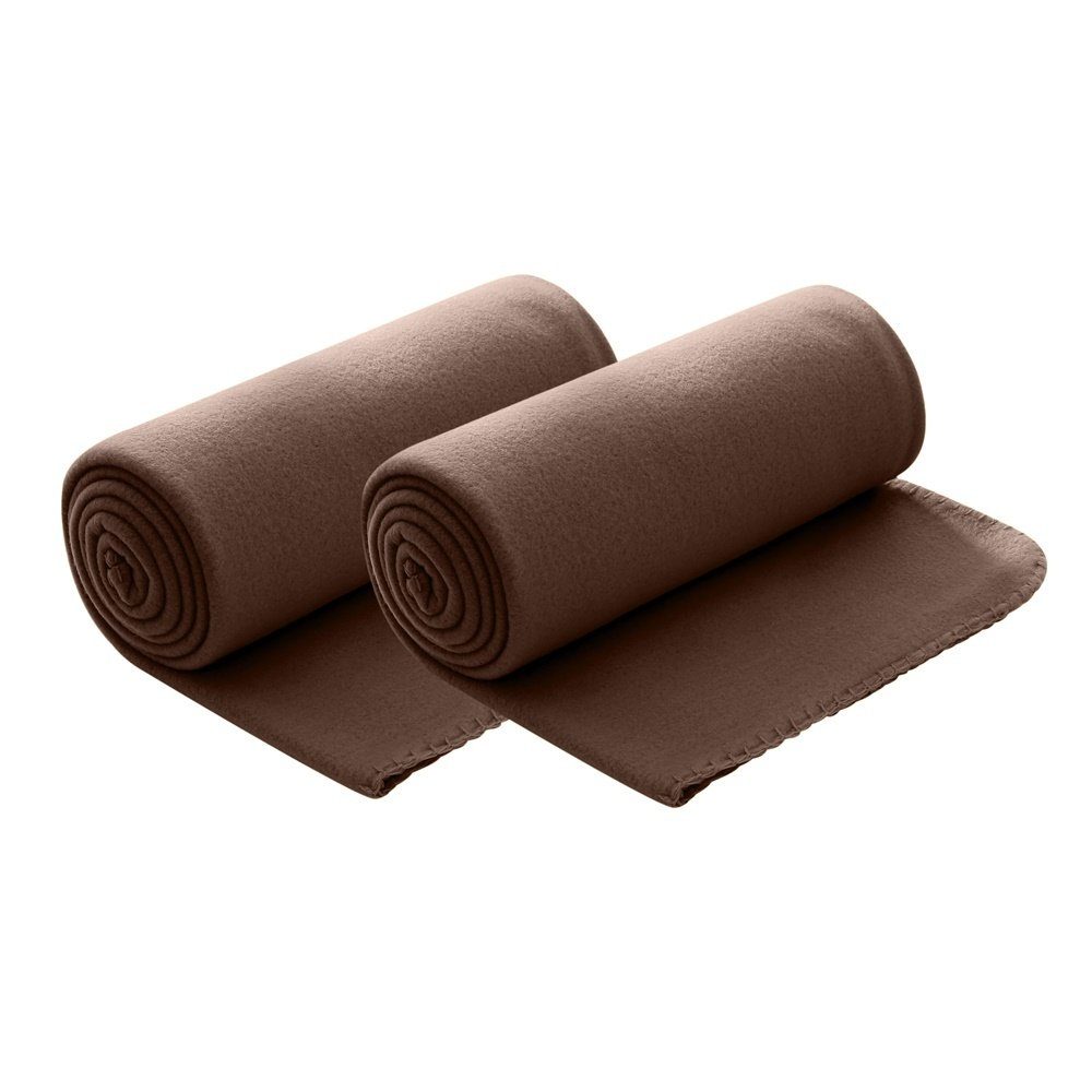 Wohndecke Polar-Fleece, wometo, OEKO-TEX®, 2 Fleecedecken günstig online kaufen