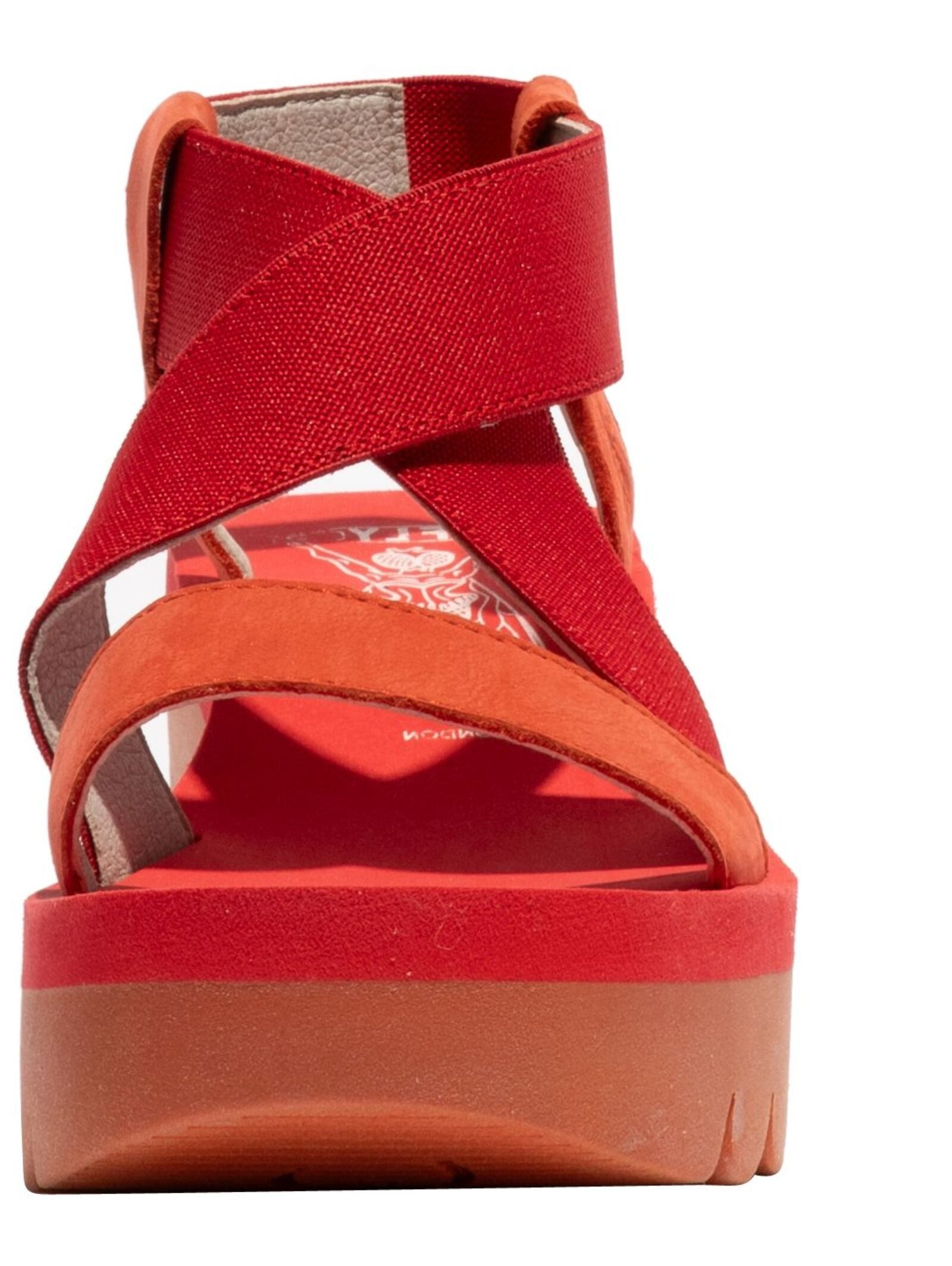 Fly London Fly London Sandalen Leder/Textil Keilsandalette