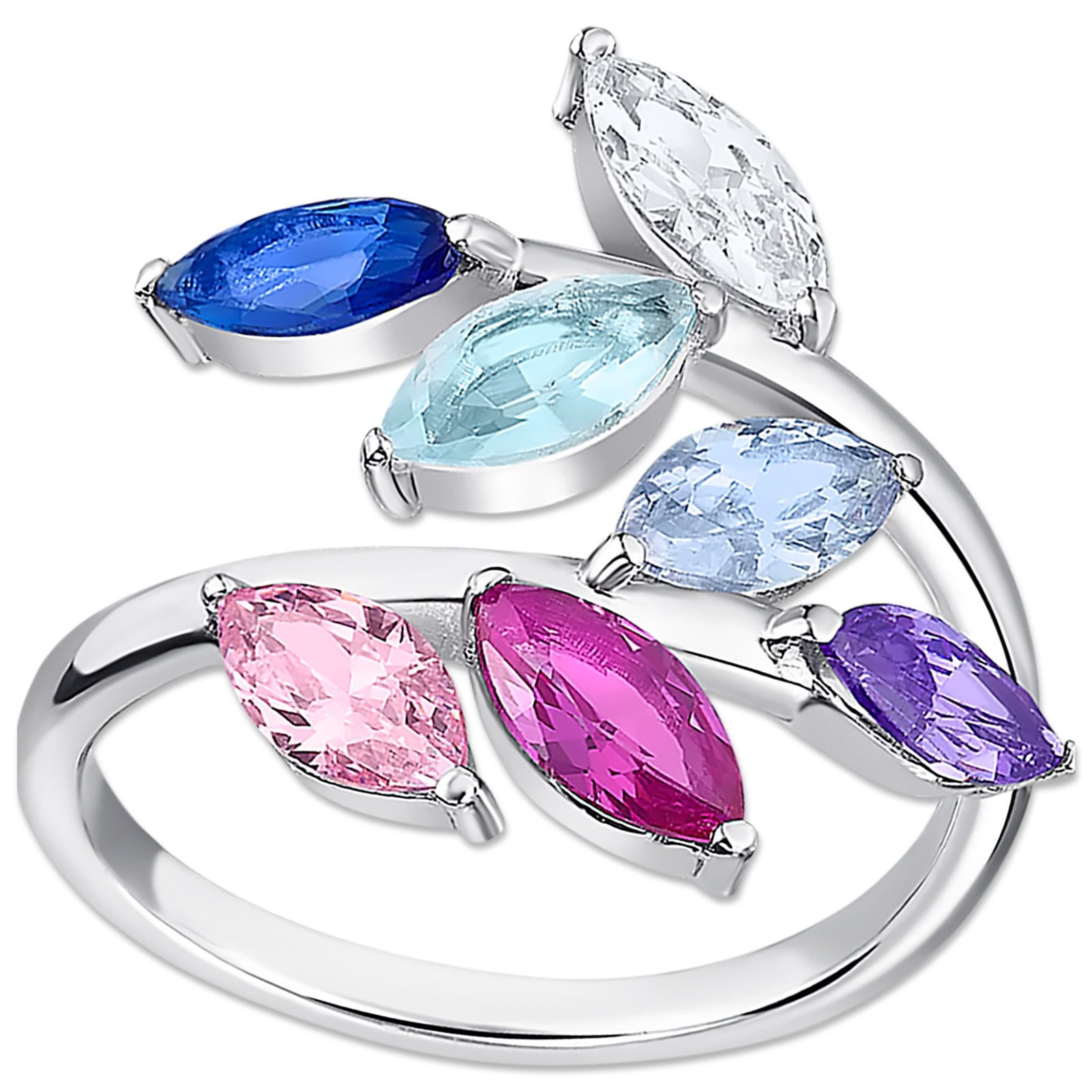 LOTUS SILVER Silberring LOTUS Silver Ring Zirkoniastein 925 (Fingerring), R günstig online kaufen