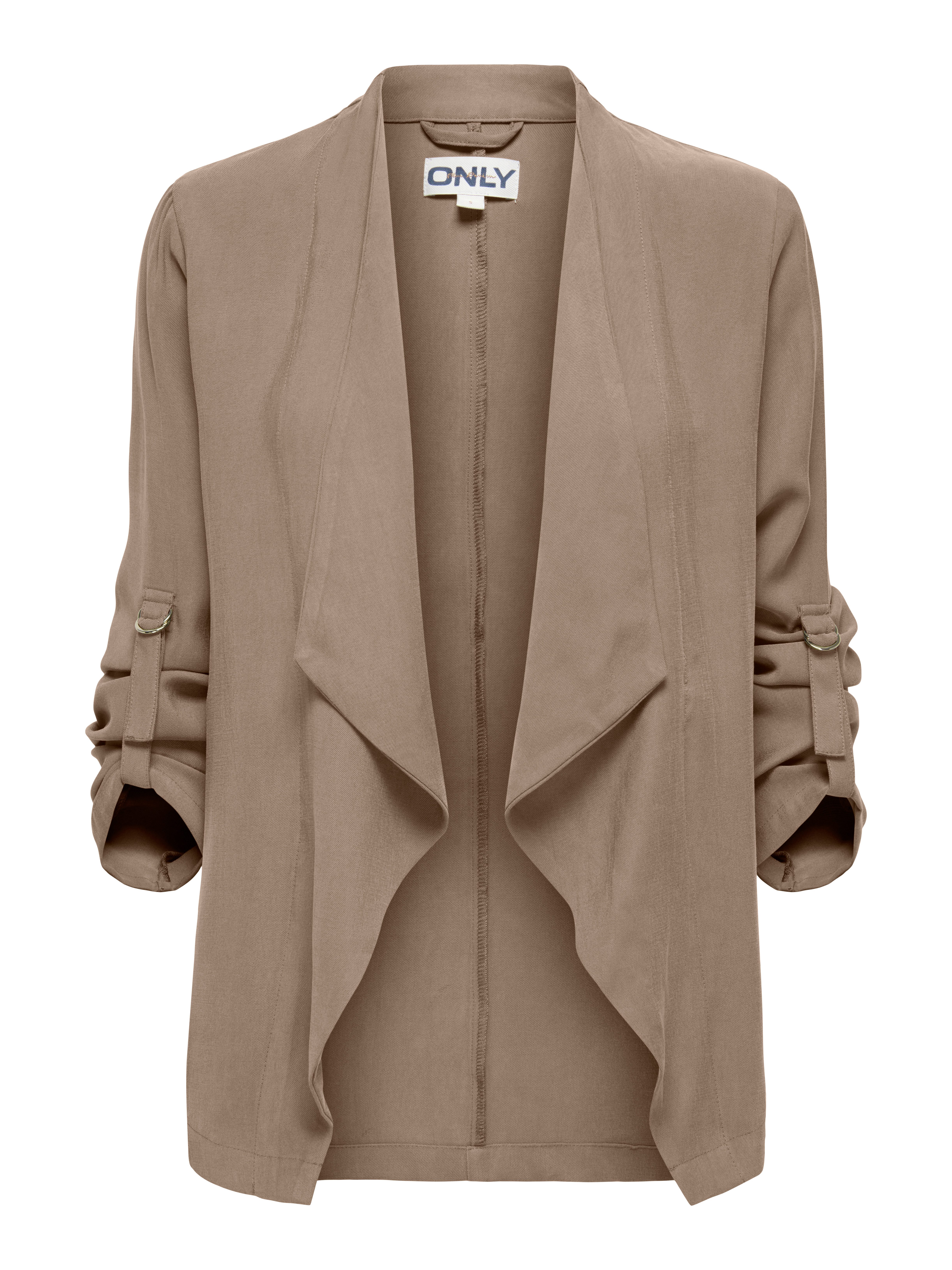 ONLY Blusenjacke ONLLALIA 3/4 OPEN JACKET PNT Viskosemischung