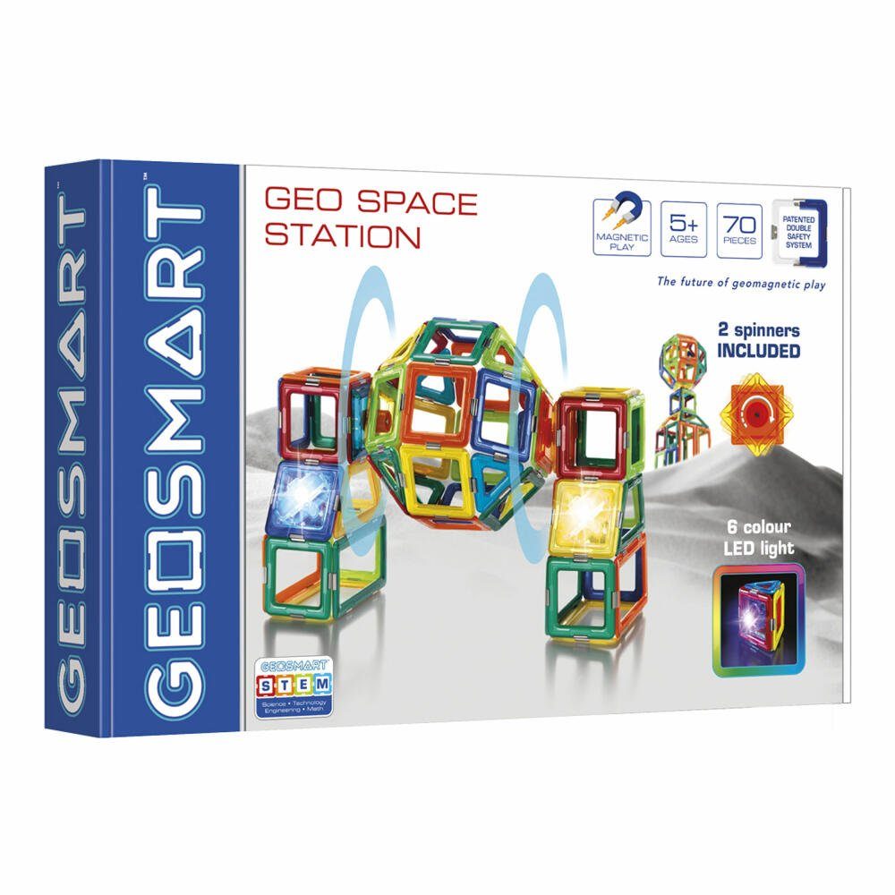 Smart Games Geosmart Geo Space Station Magnetspielbausteine, (70 St)