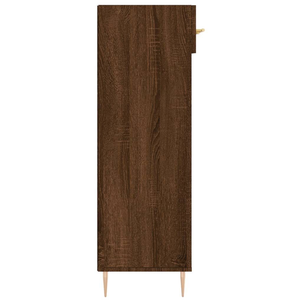 cm Schuhschrank 60x35x105 Holzwerkstoff Braune Kleiderschrank vidaXL (1-St) Eichen-Optik Eiche Braun