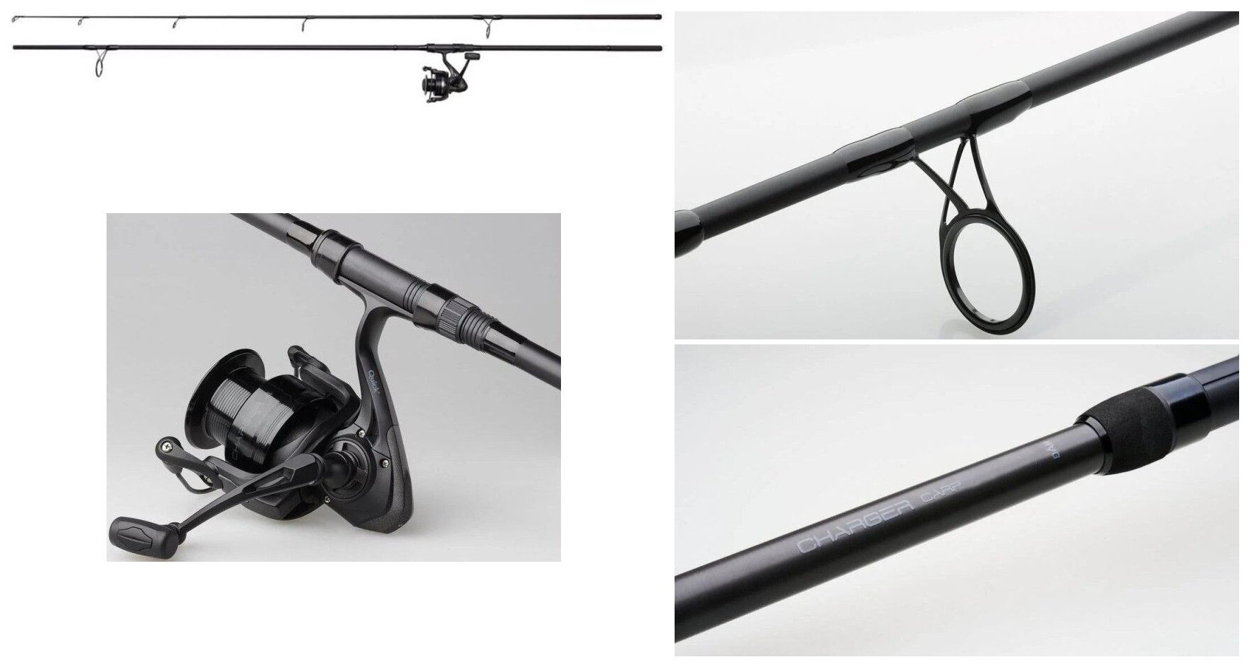 Karpfenrute DAM SET CHARGER CARP 13ft/3.96m 3.5LB 2Sec/8000 470/0.40 Combo