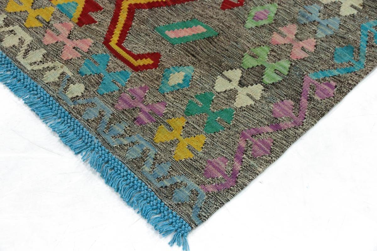 Orientteppich Kelim Afghan Moderner 3 mm Nain Heritage 104x150 Höhe: rechteckig, Handgewebter Trading, Orientteppich