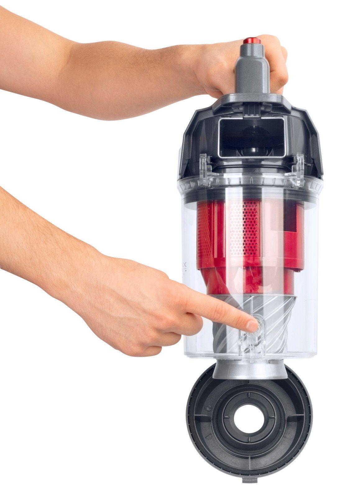 FAKIR Bodenstaubsauger FAKIR trend BL 240 Beutellos HEPA Filter 3l Sauger rot, 700 W, beutellos, beutellos