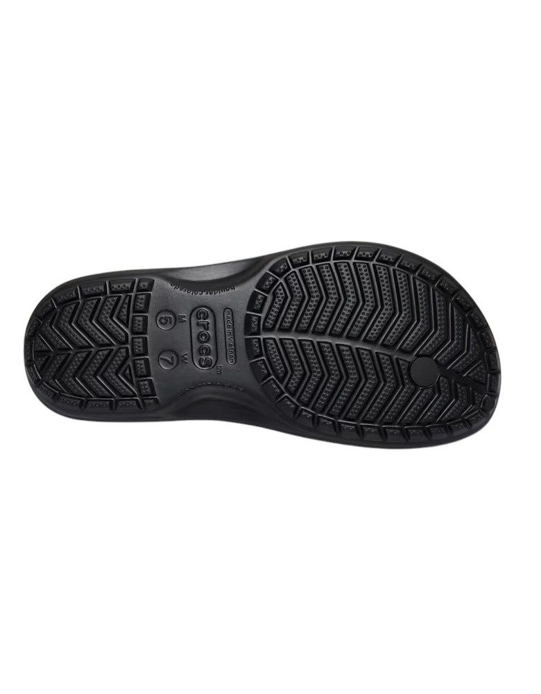 Crocs Zehensandalen Crocband Flip schwarz/grau - 1 Paar Badeschuh – Bild 3 von 5