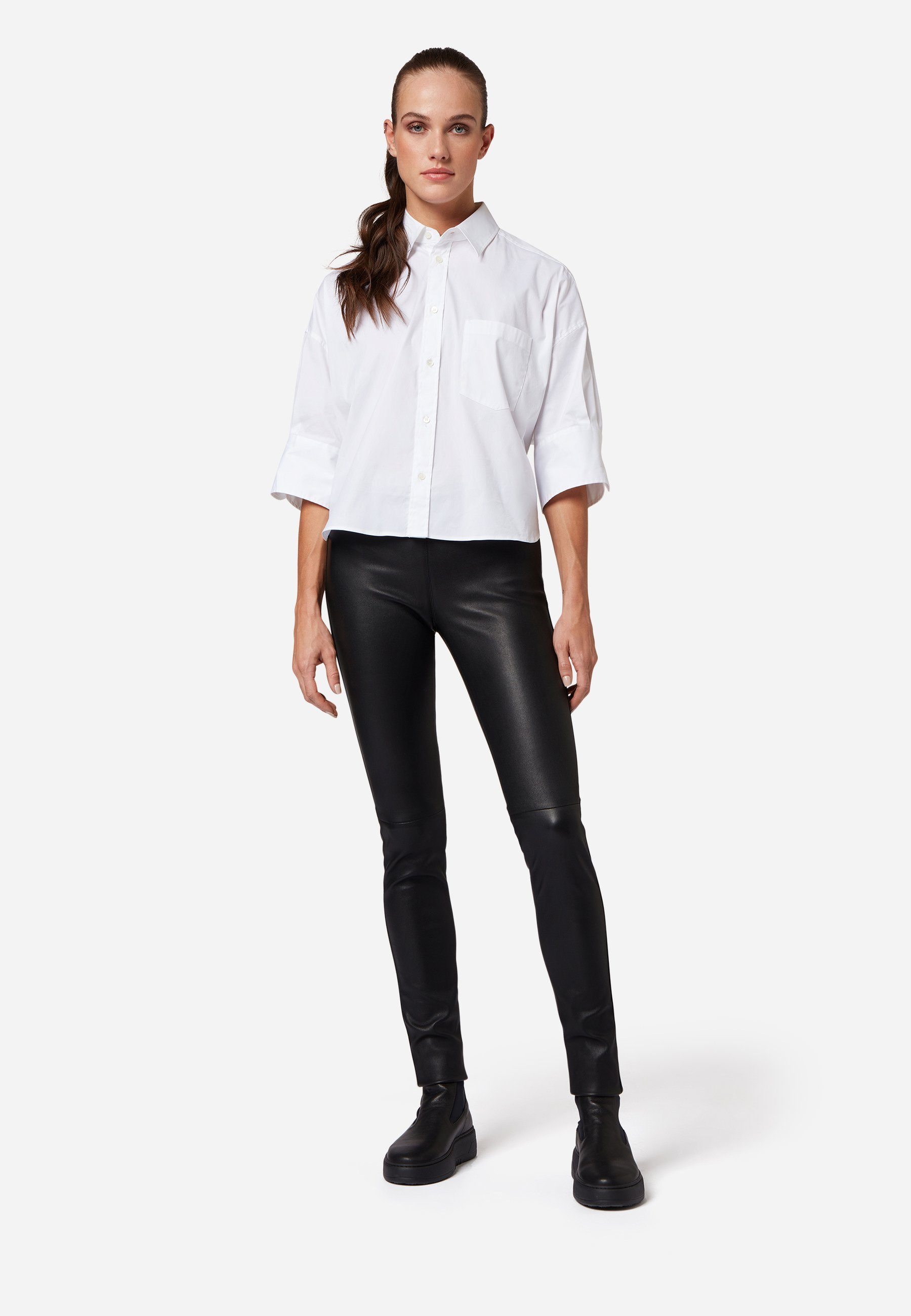 RICANO Lederhose Astroid Lederhose aus Stretch-Lamm-Leder mit klassischer O günstig online kaufen