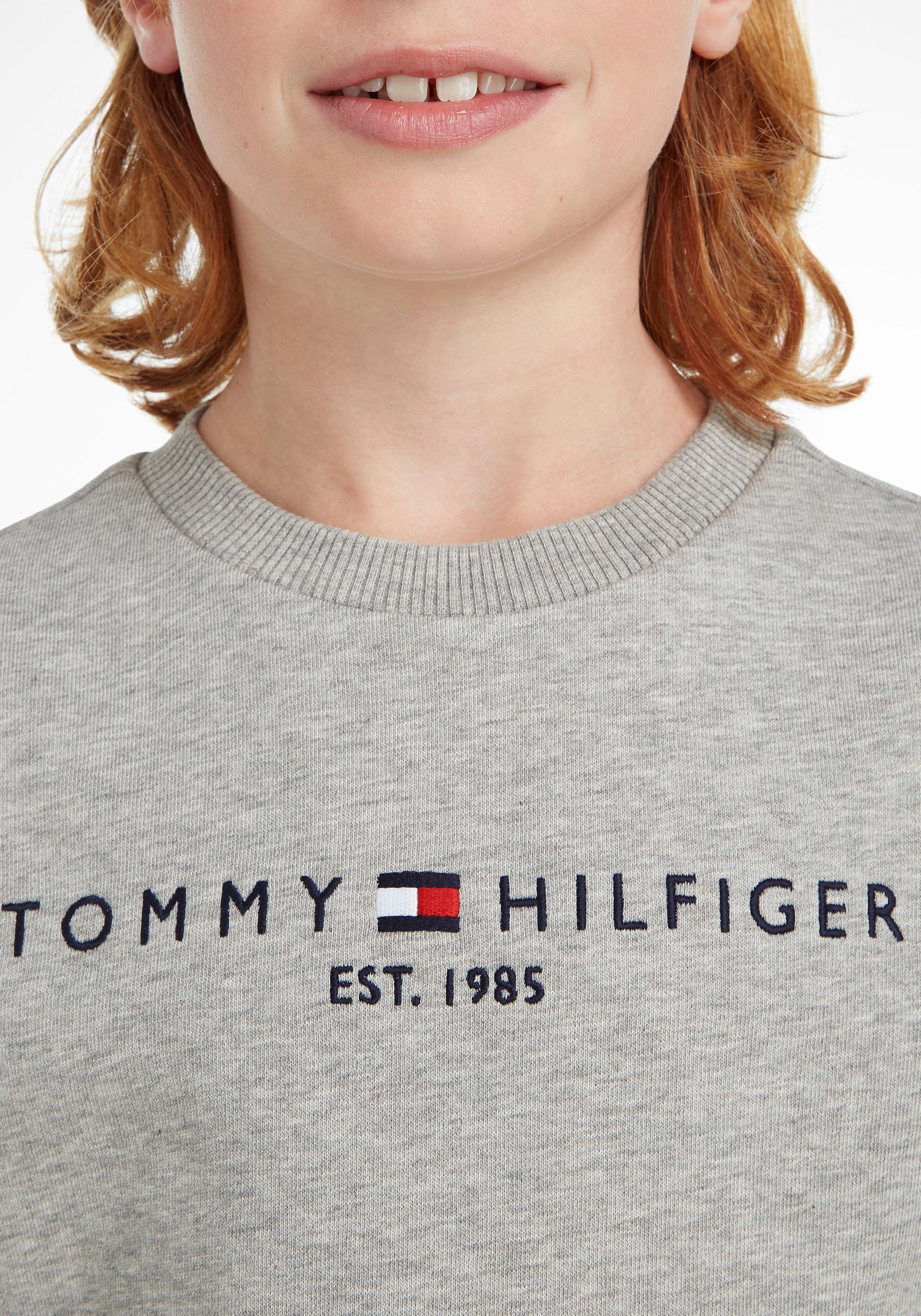 Tommy Hilfiger Sweatshirt ESSENTIAL SWEATSHIRT Kinder Kids Junior MiniMe,für Jungen und Mädchen