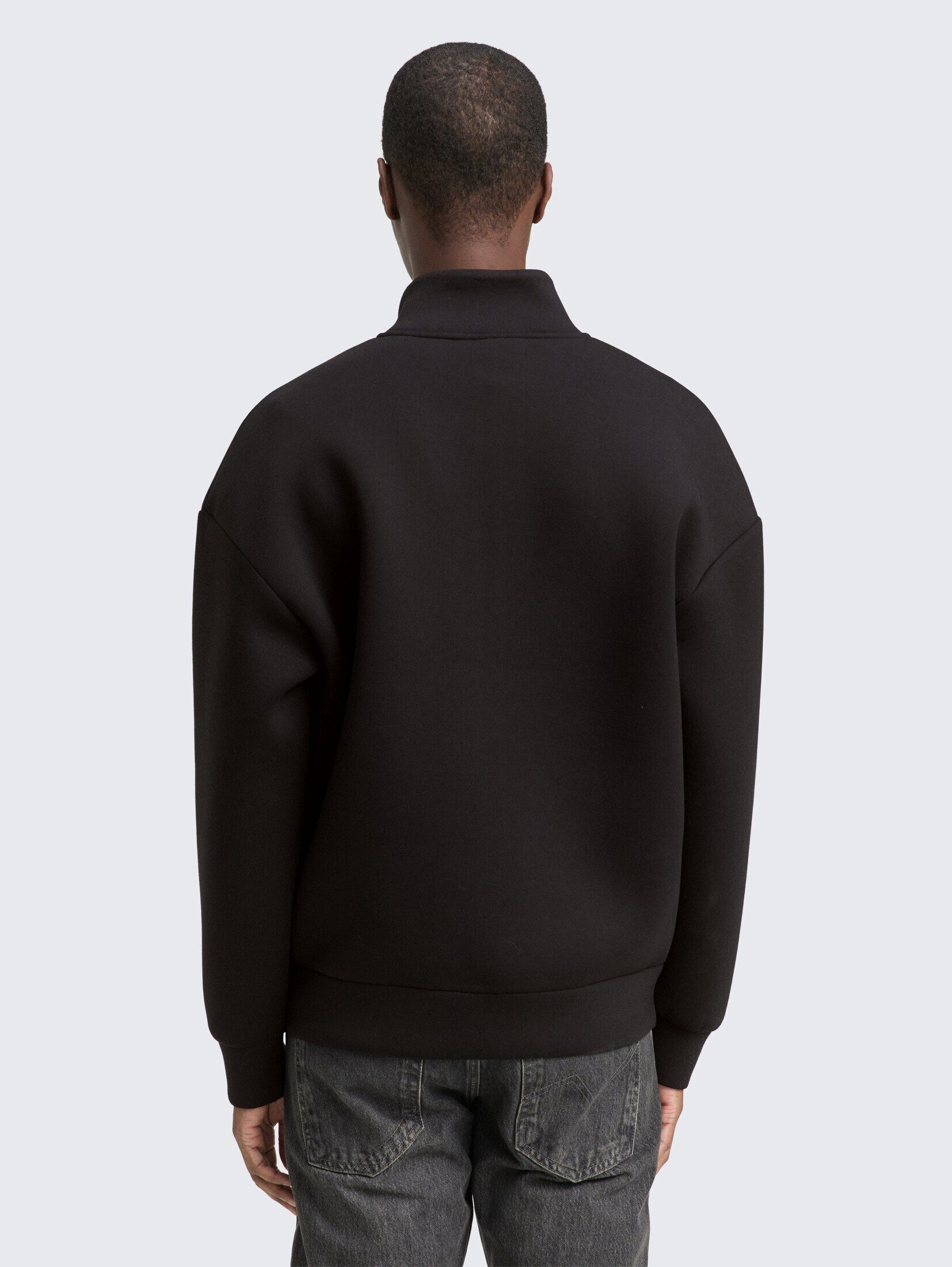 TOM TAILOR Denim Sweatjacke Strick & Sweatshirts Relaxed Scuba Sweatjacke