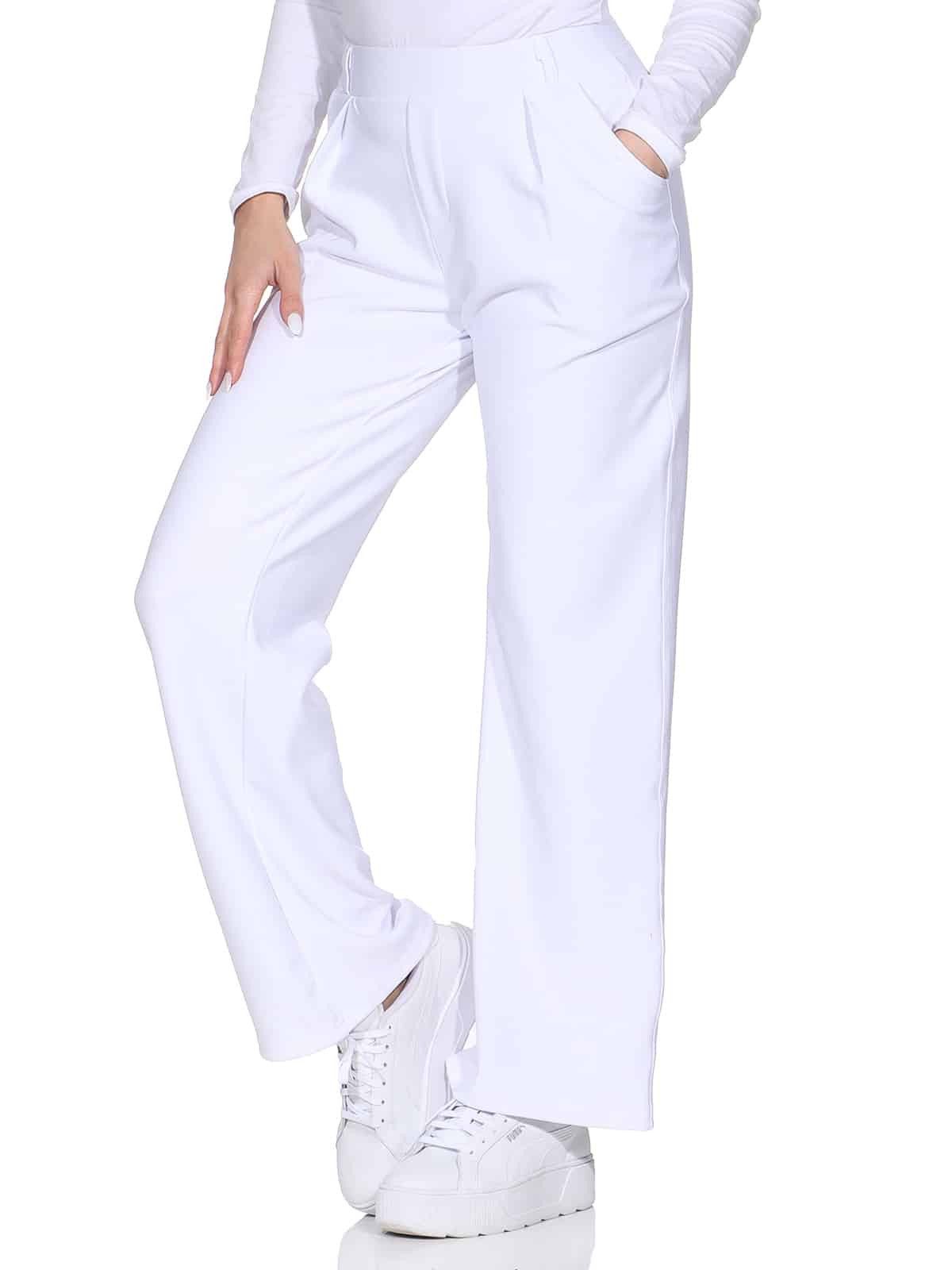 OriginalYou Schlupfhose Damen Schlupfhose Stoffhose moderne Freizeithose Stretchhose auch in größen Größen erhältlich