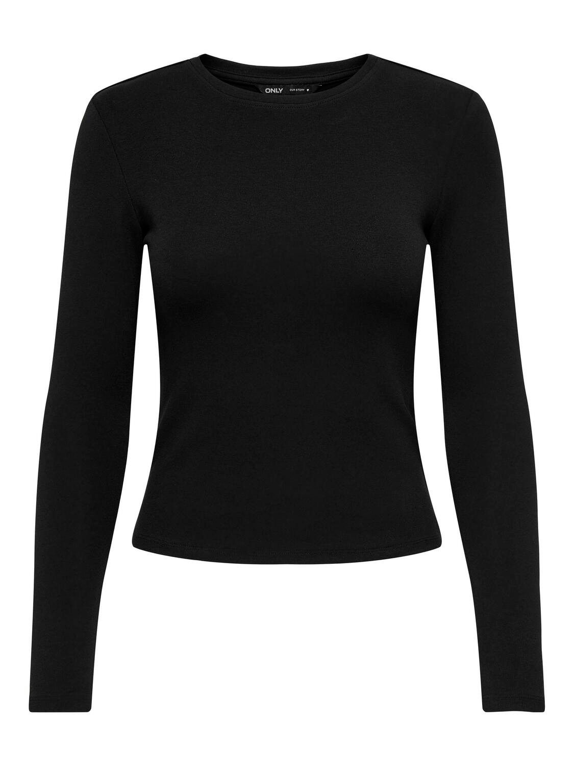 ONLY Langarmshirt ONLRILEY O-NECK L/S TOP günstig online kaufen