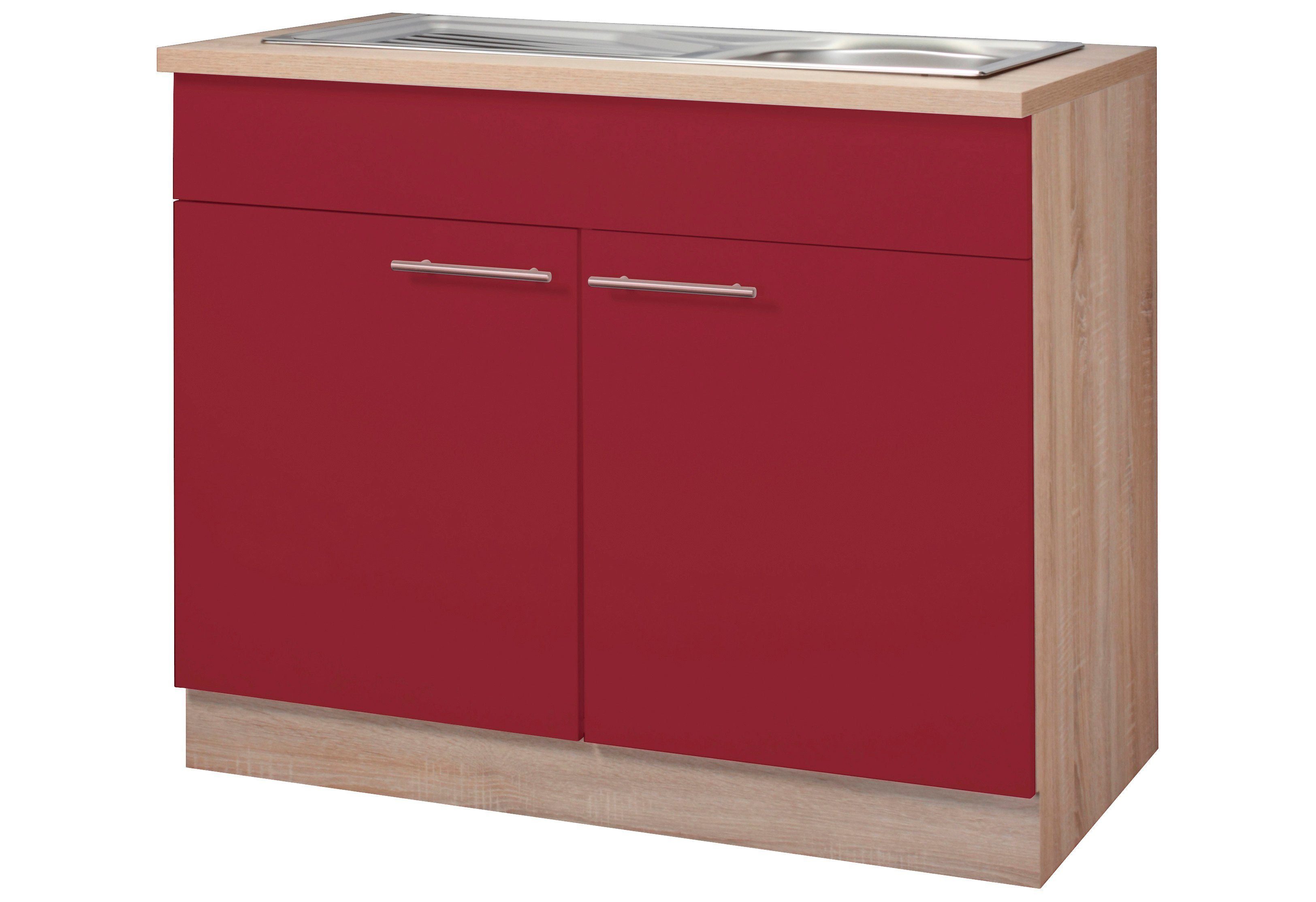 wiho Küchen Spülenschrank "Montana" 100 cm breit günstig online kaufen