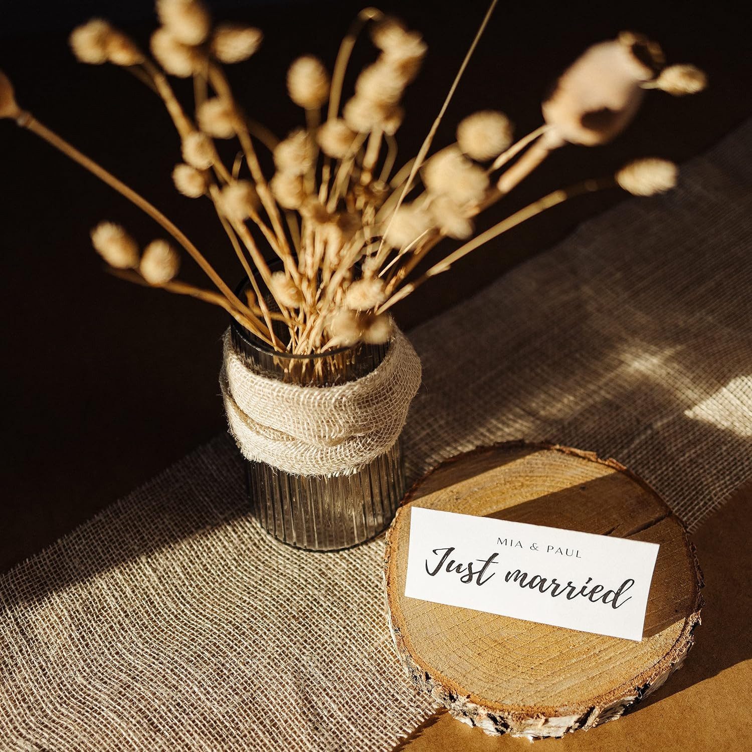 Creative Deco Bastelnaturmaterial Juteband Jute Tischläufer 10 m, Nähte an günstig online kaufen