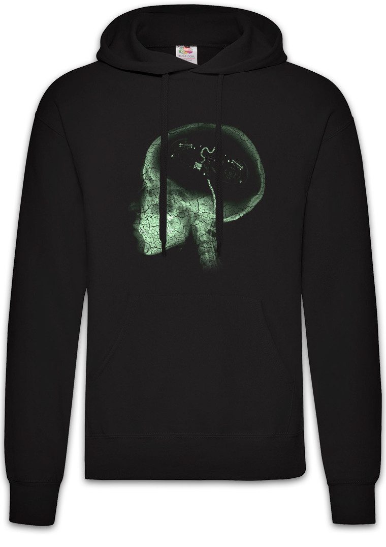 Hoodie Gamer Brain Herren Hoodie Geek Nerd Fun Informatiker Informatik