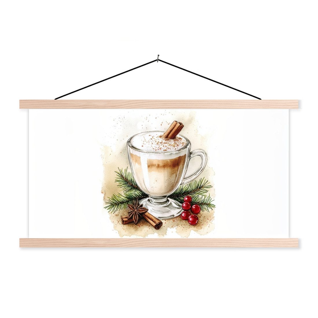 MuchoWow Poster Winter - Kaffee - günstig online kaufen