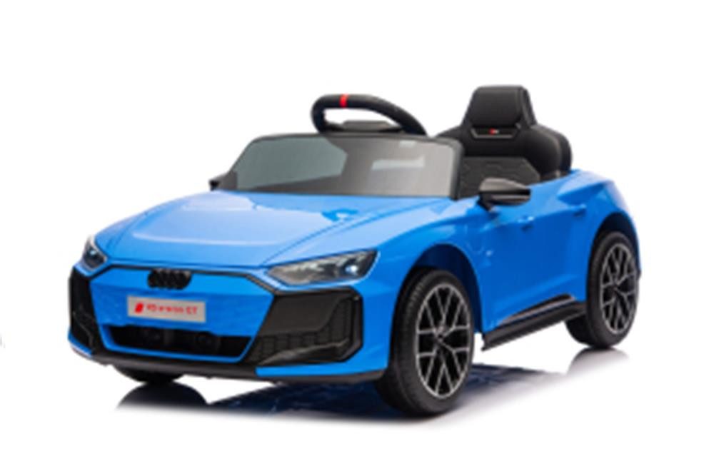 GarveeMore Elektro-Kinderauto License Audi RS E-tron GT, 12V, Fernbedienung, Sicherheitsgurt
