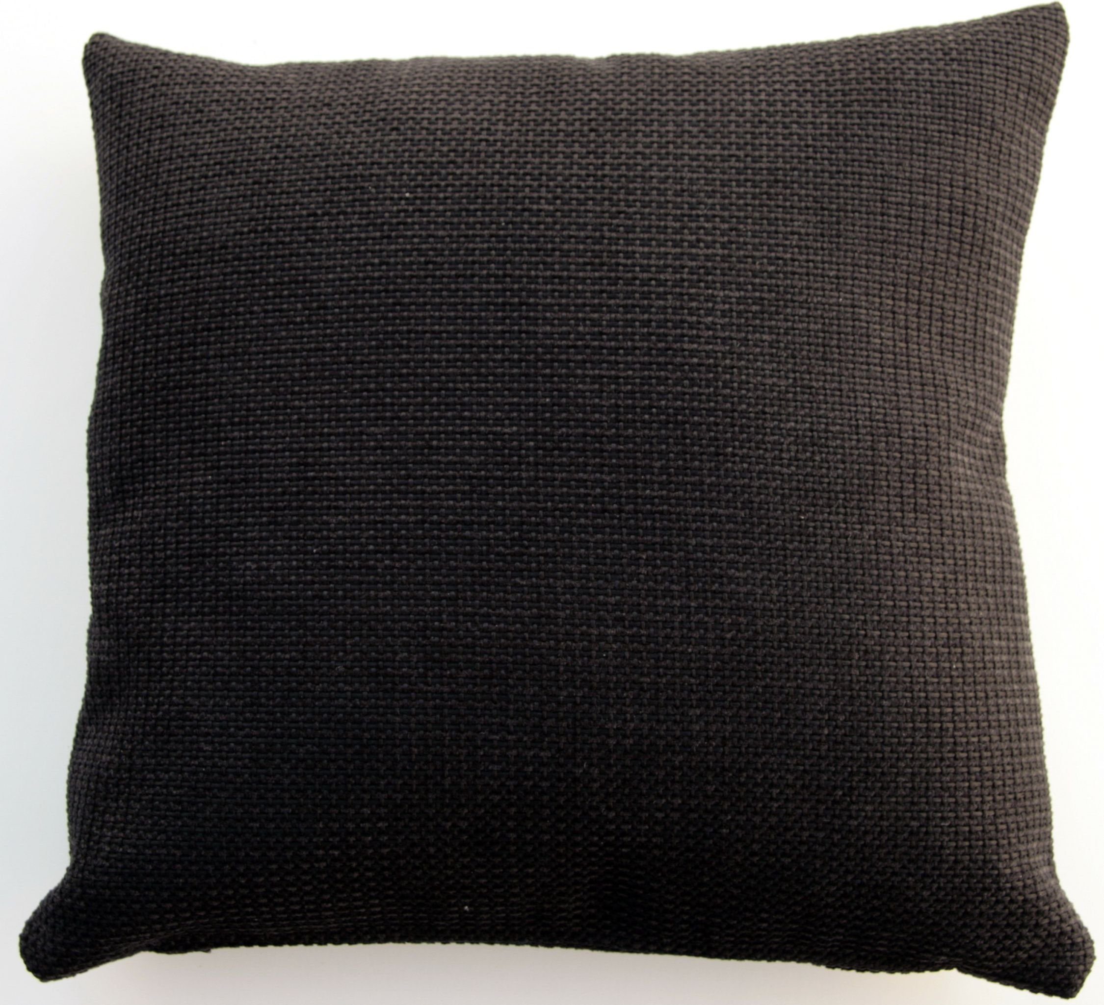 Gözze Kissenhüllen GÖZZE Kissenhülle DALLAS schwarz LB 50x50 cm schwarz