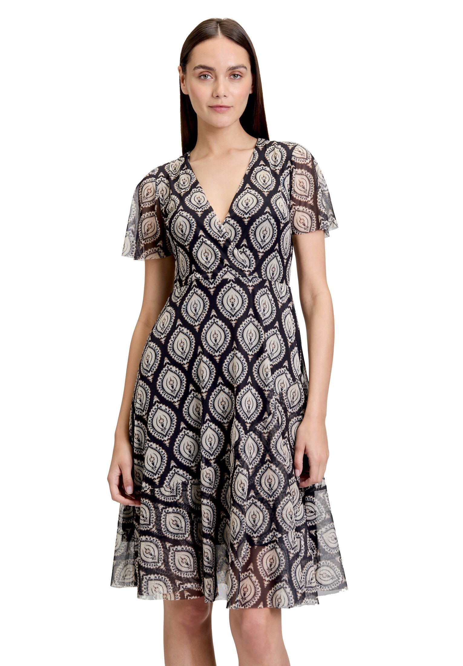 Cartoon Volantkleid Damen mit Rüschen