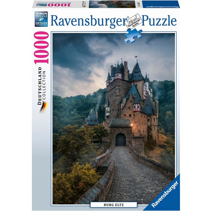 Ravensburger Puzzle Burg Eltz 1000 Puzzleteile Made in Germany; FSC® - schützt Wald - weltweit