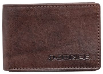 J.Jones Mini Geldbörse aus Leder im Querformat, klein und praktisch