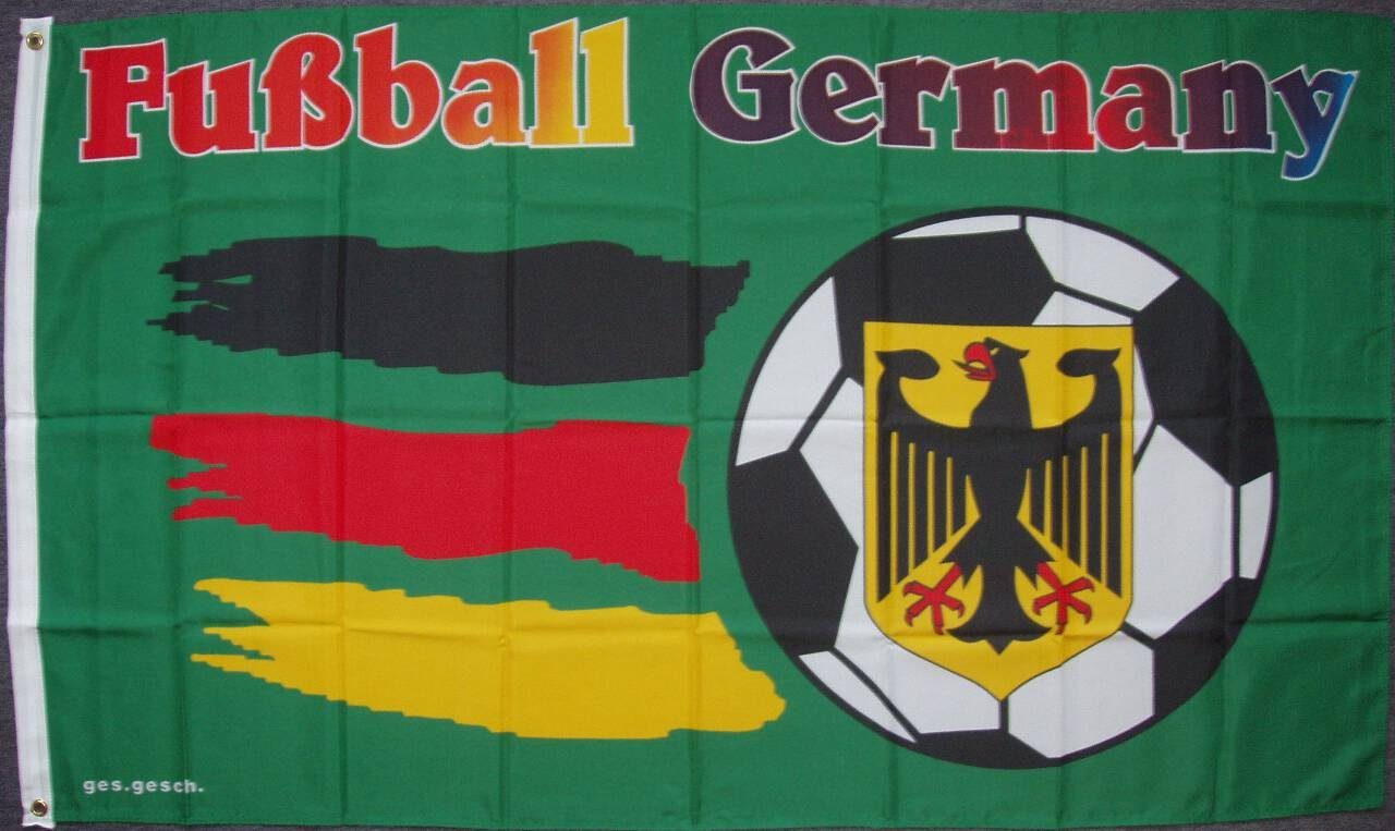 flaggenmeer Flagge Fußball Germany 80 g/m²