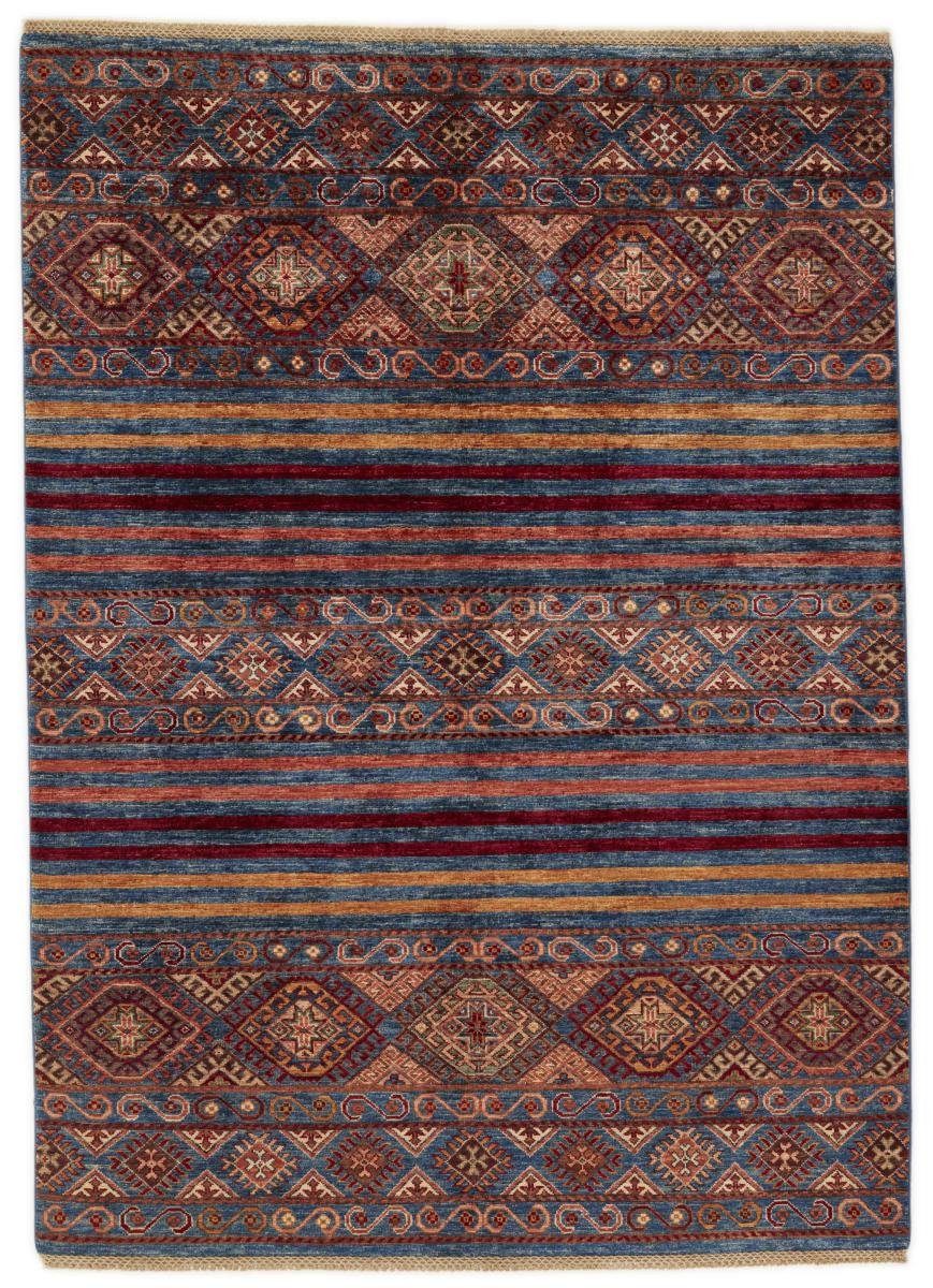 Orientteppich Arijana Shaal 156x217 Handgeknüpfter Orientteppich, Nain Trading, rechteckig, Höhe: 5 mm