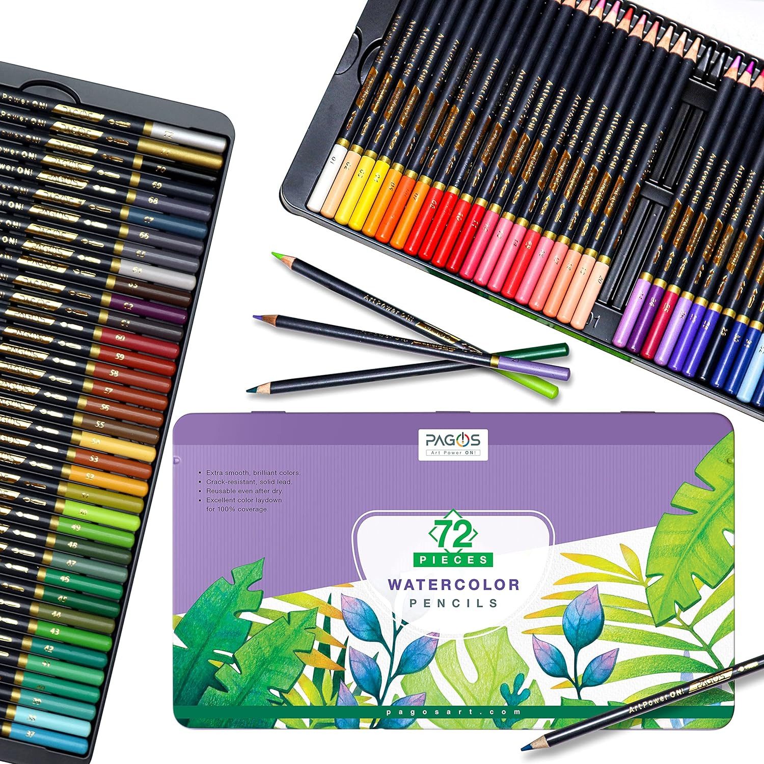 PAGOS Aquarellstifte Pagos 72 Aquarellstifte Set, (1-tlg)