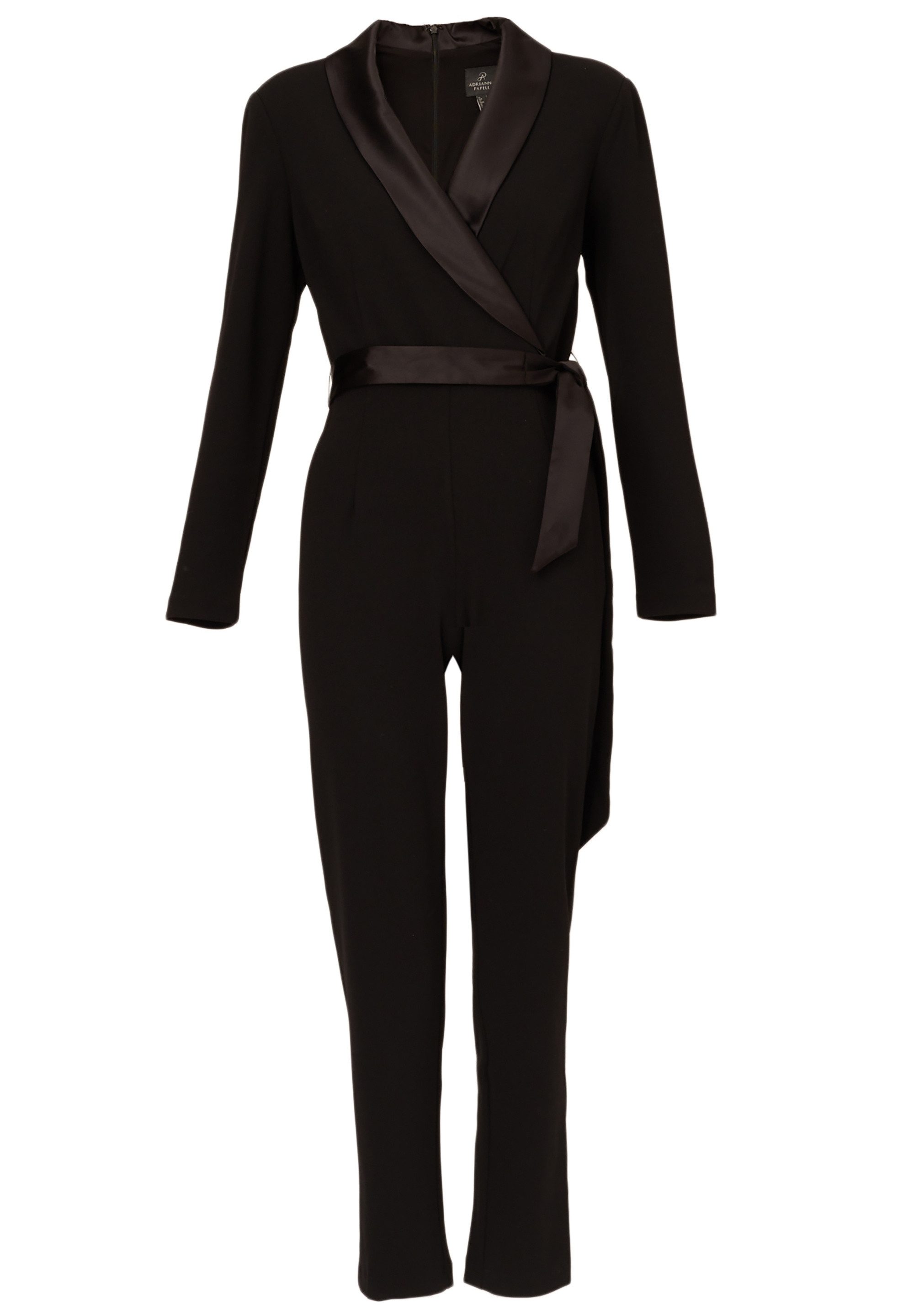 Adrianna Papell Jumpsuit Crepe Tuxedo Jumpsuit günstig online kaufen