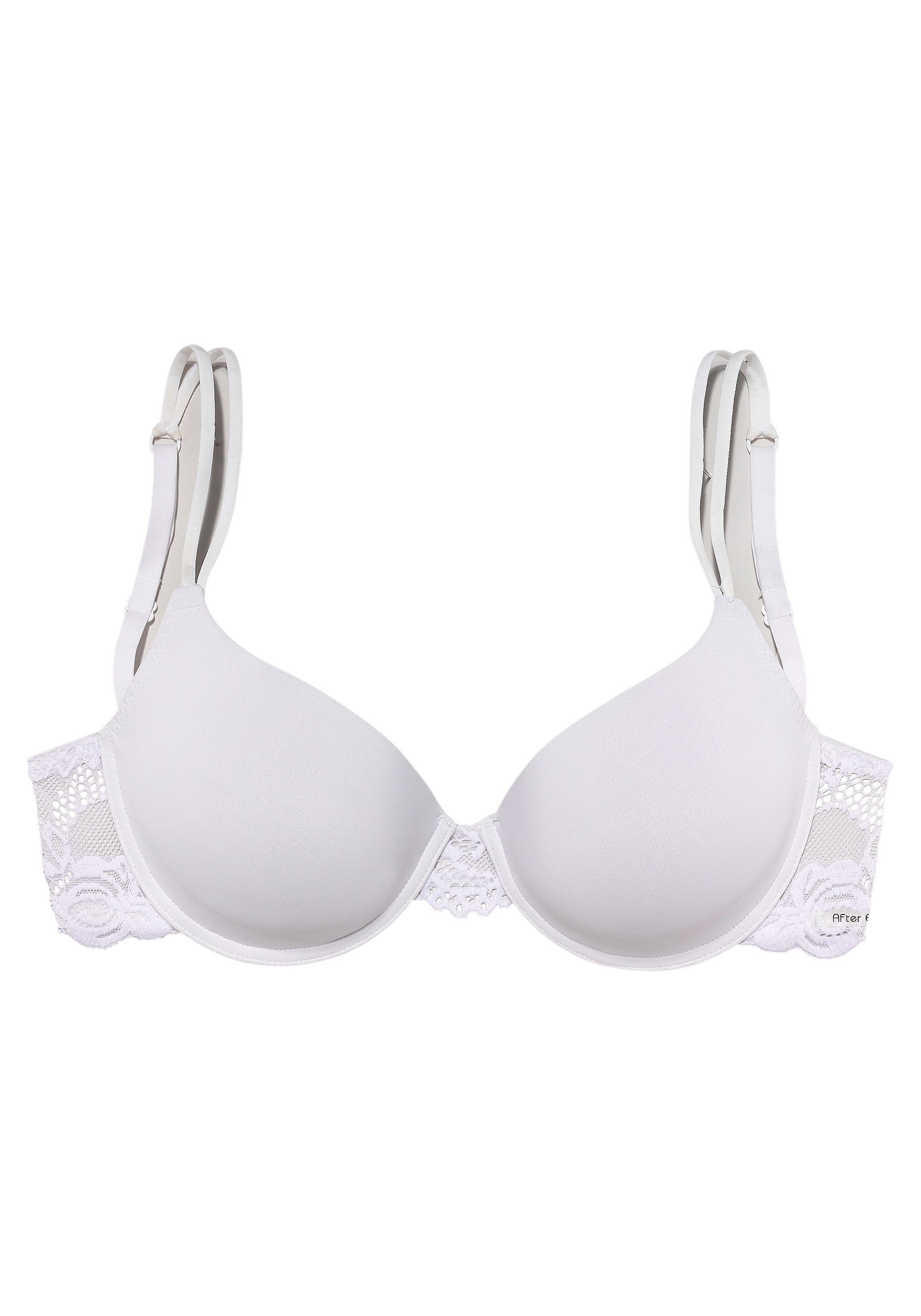 After Eden Push-up-BH BOOST glatte Cups, Gelkissen, mit Bügel, mit Spitze, push up, feminin